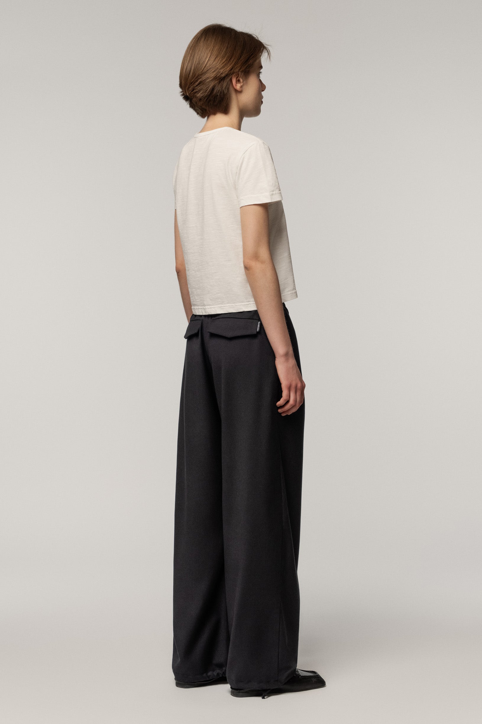 Relaxed Trousers Black