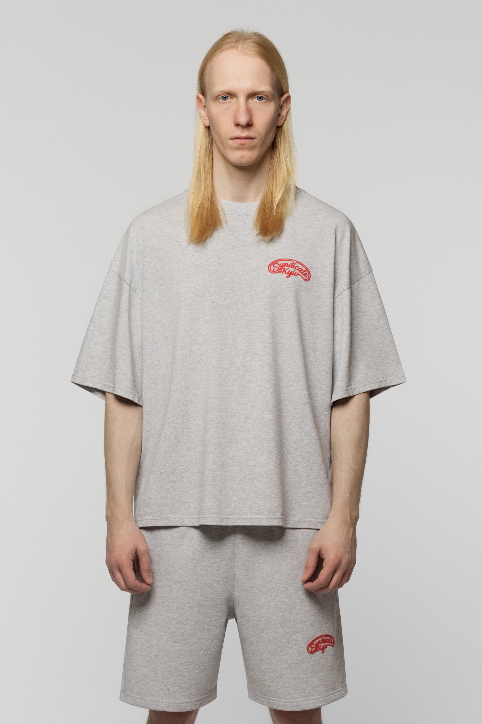 Syndicate Kyiv Oversize T-shirt Heather Gray