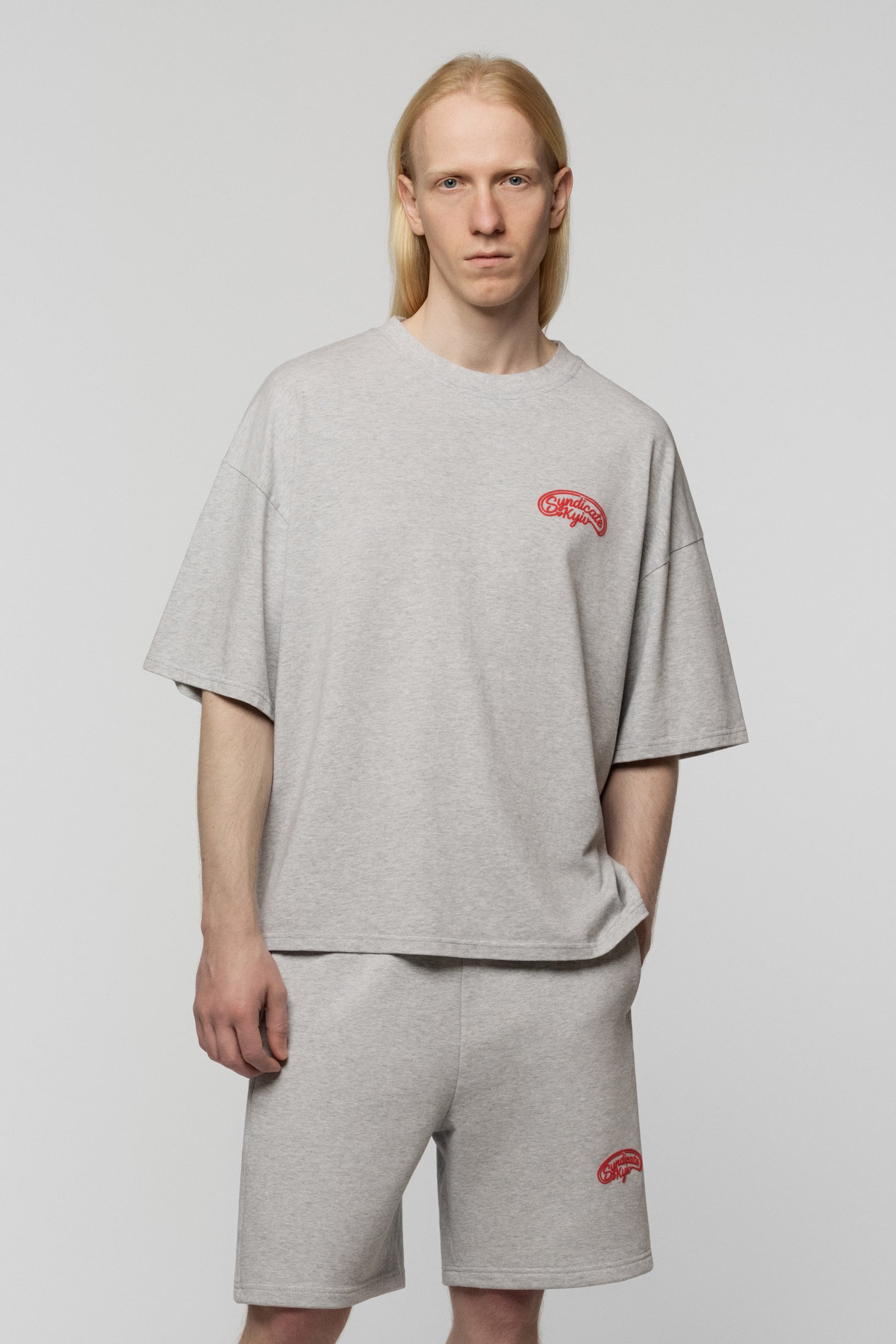 Syndicate Kyiv Oversize T-shirt Heather Gray