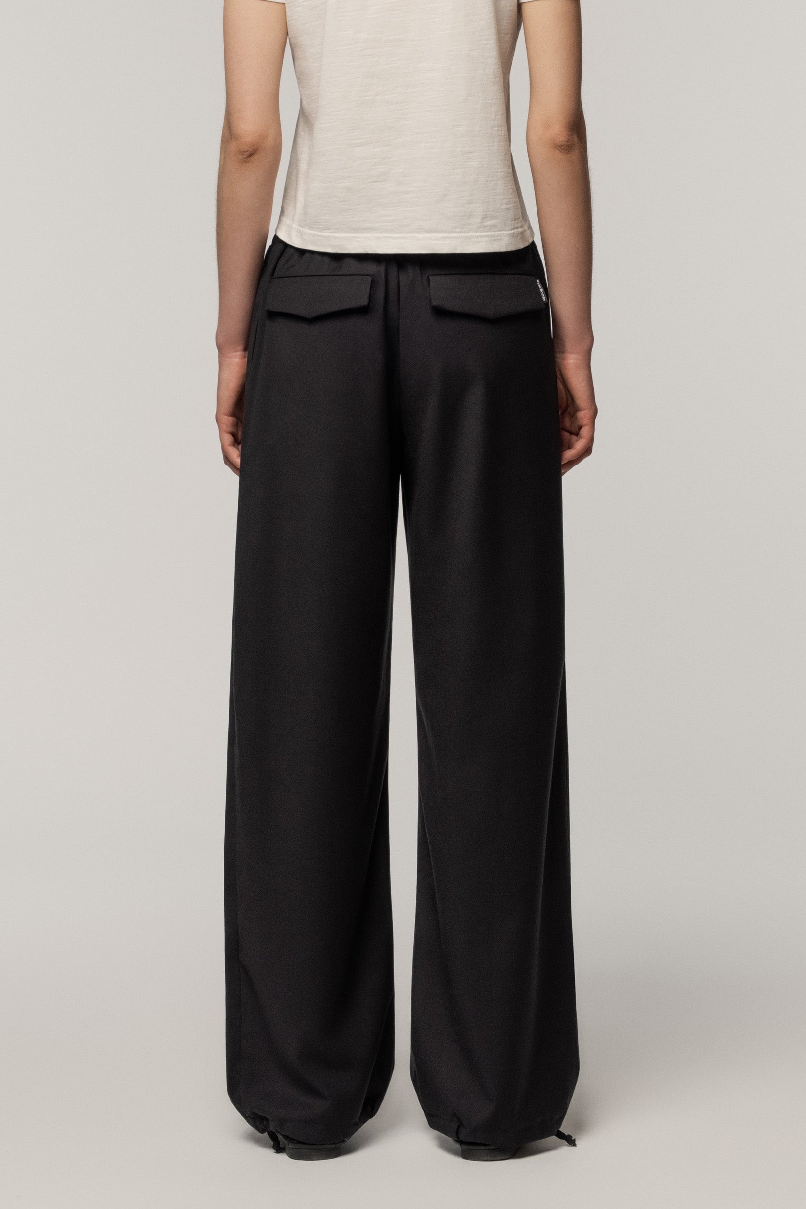Relaxed Trousers Black