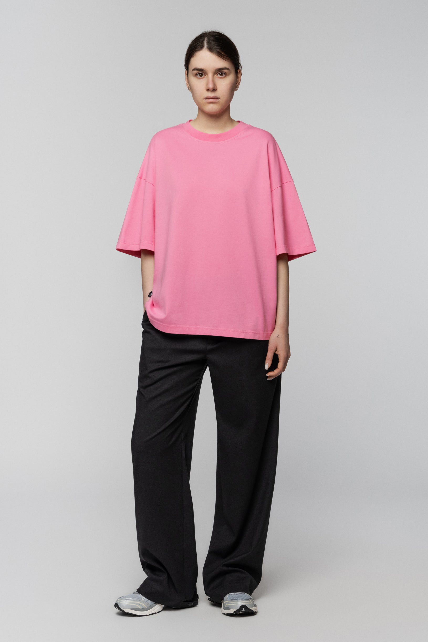 Базова Рожева Оверсайз Футболка
