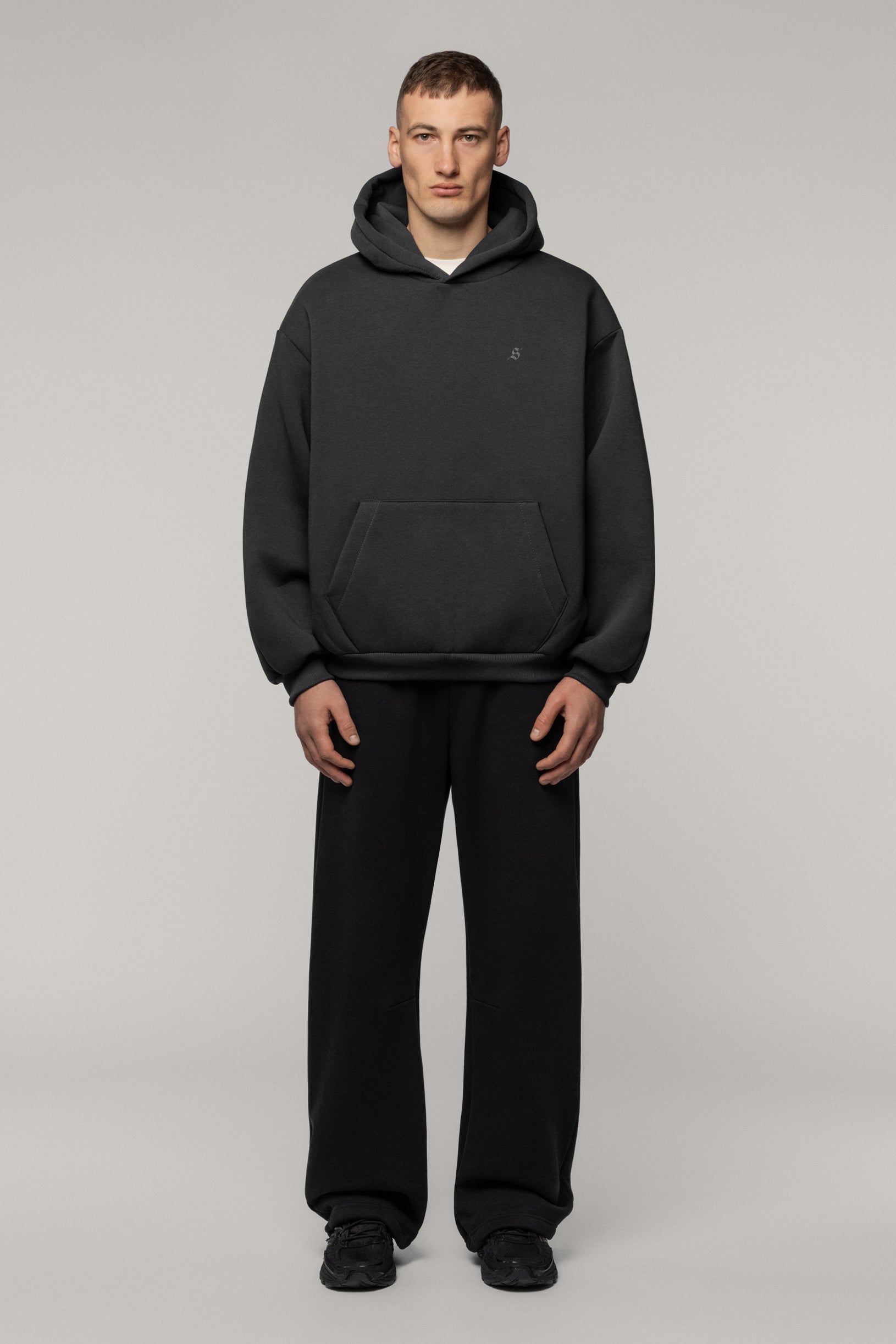 Arrow Logo Hoodie Black