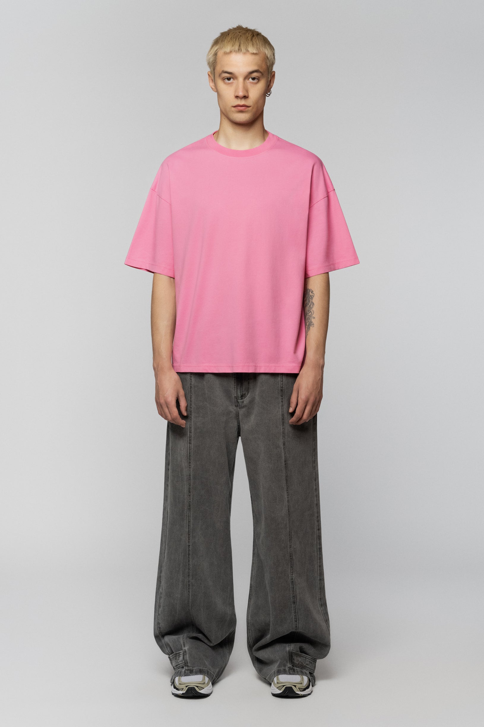 Базова Рожева Оверсайз Футболка