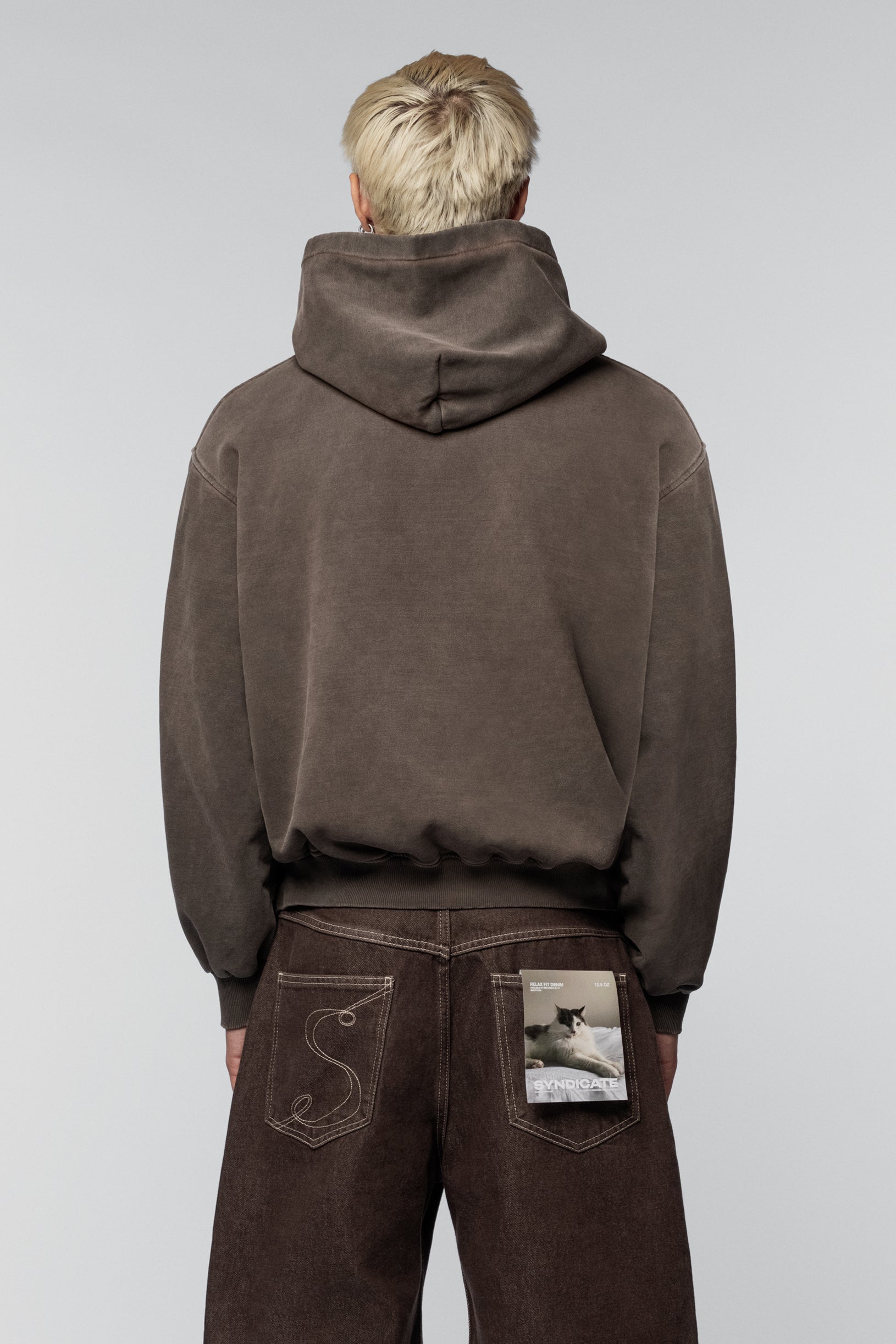 Faded effect Hoodie Ground