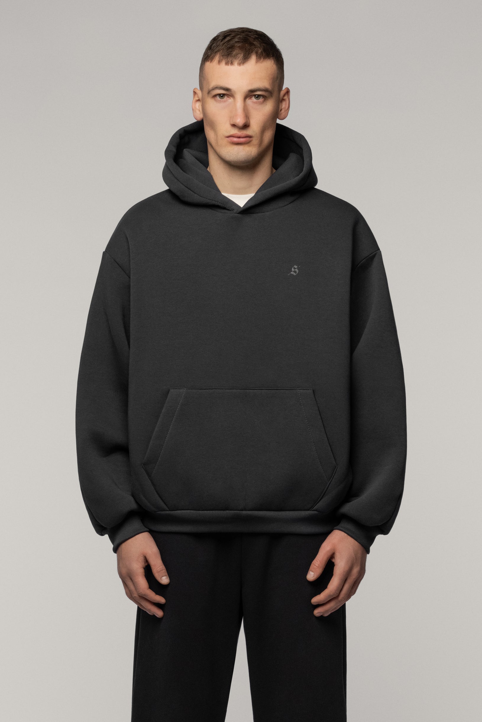 Arrow Logo Hoodie Graphite