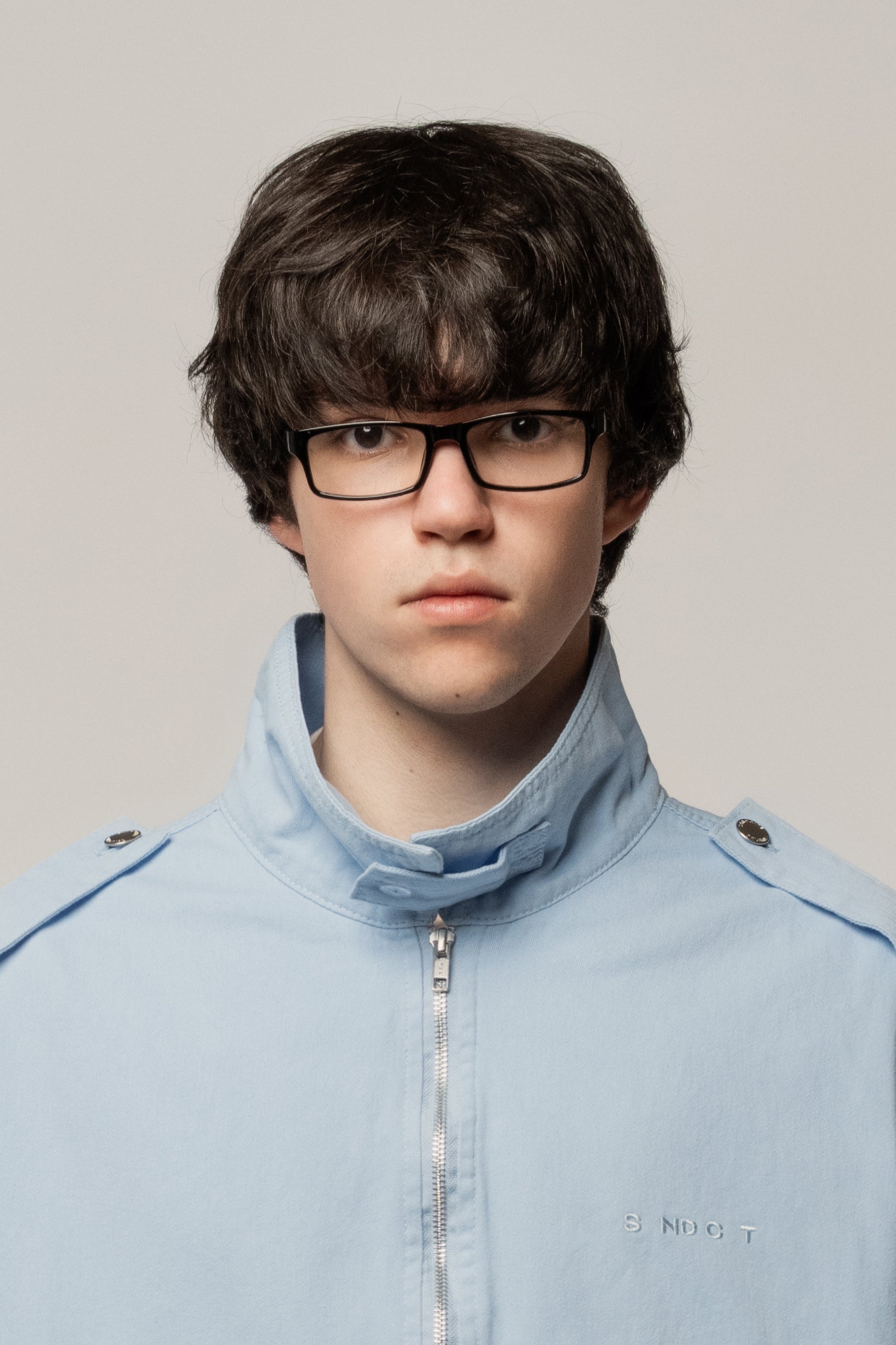 Cargo Denim Jacket Blue