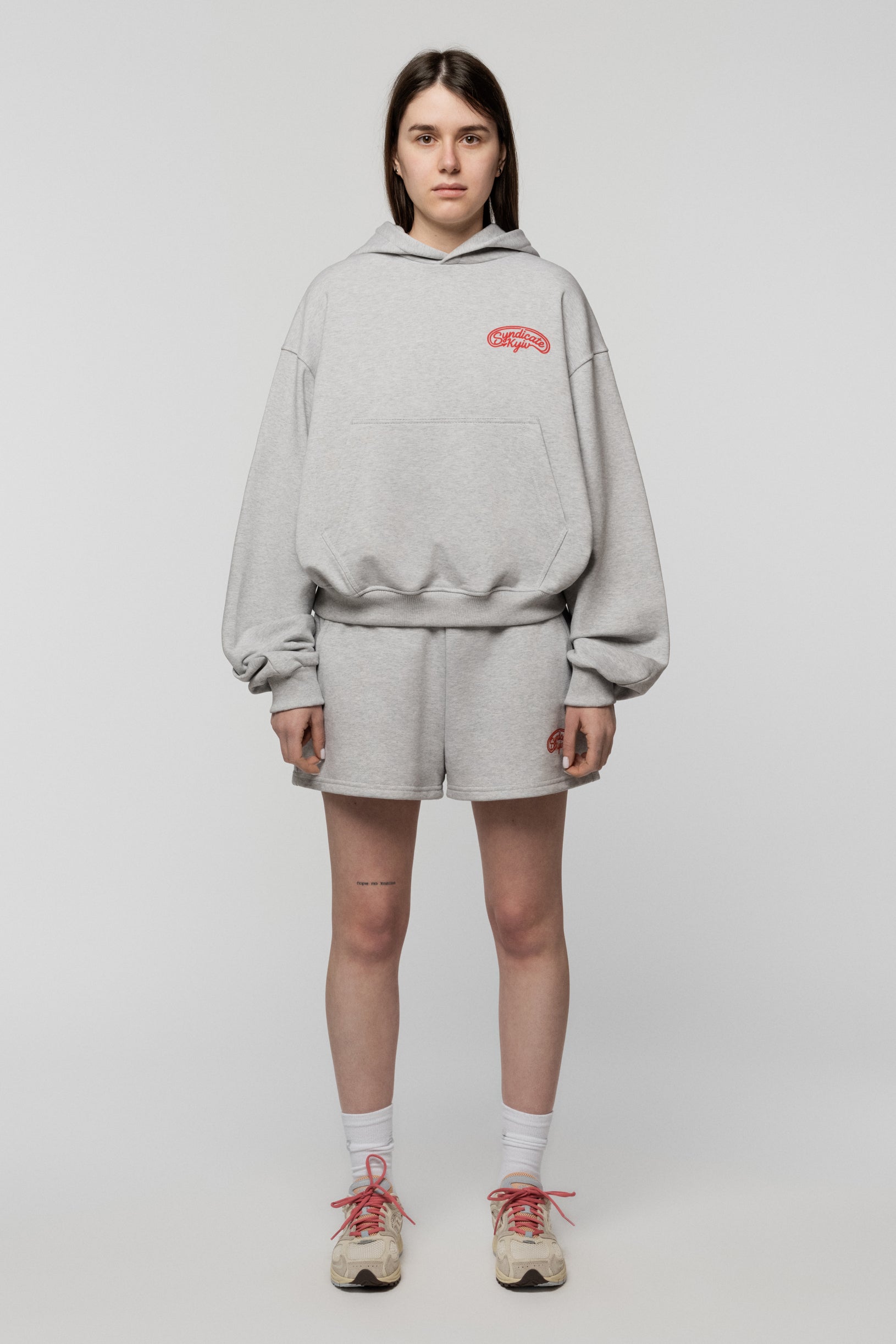 Trainer Hoodie Heather Gray
