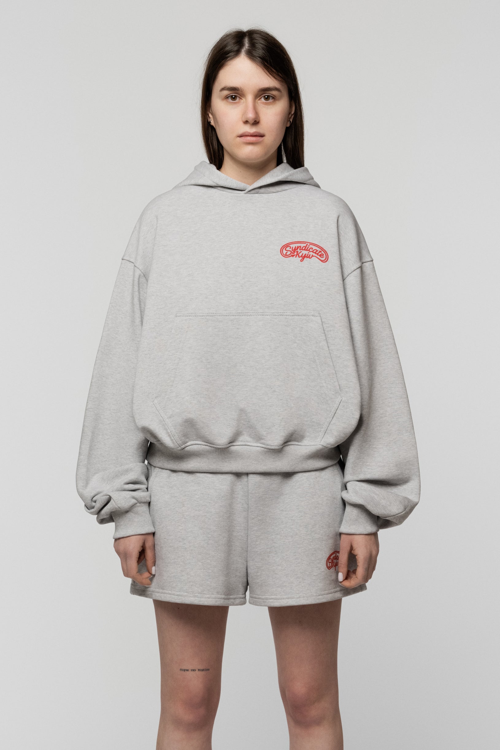 Trainer Hoodie Heather Gray