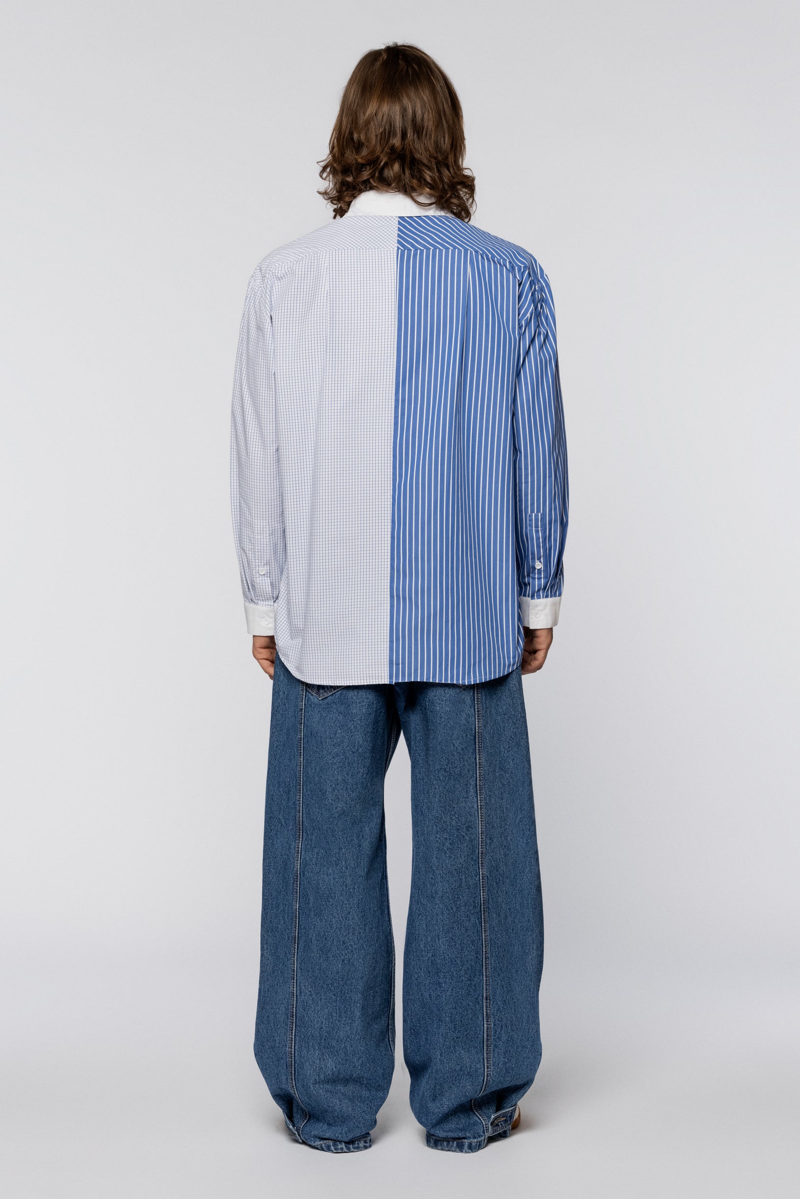 Lazy Double Shirt Blue stripes