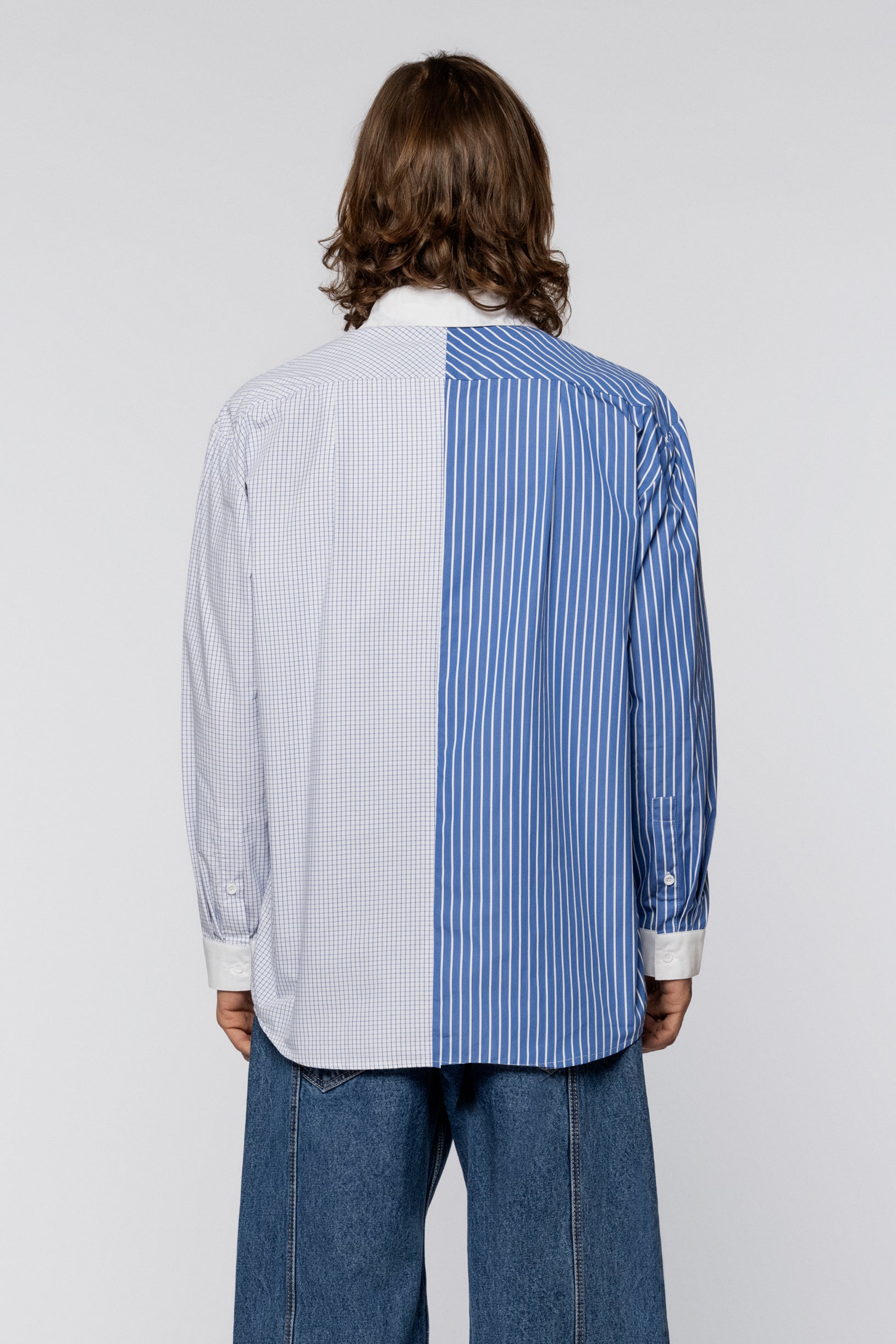 Lazy Double Shirt Blue stripes