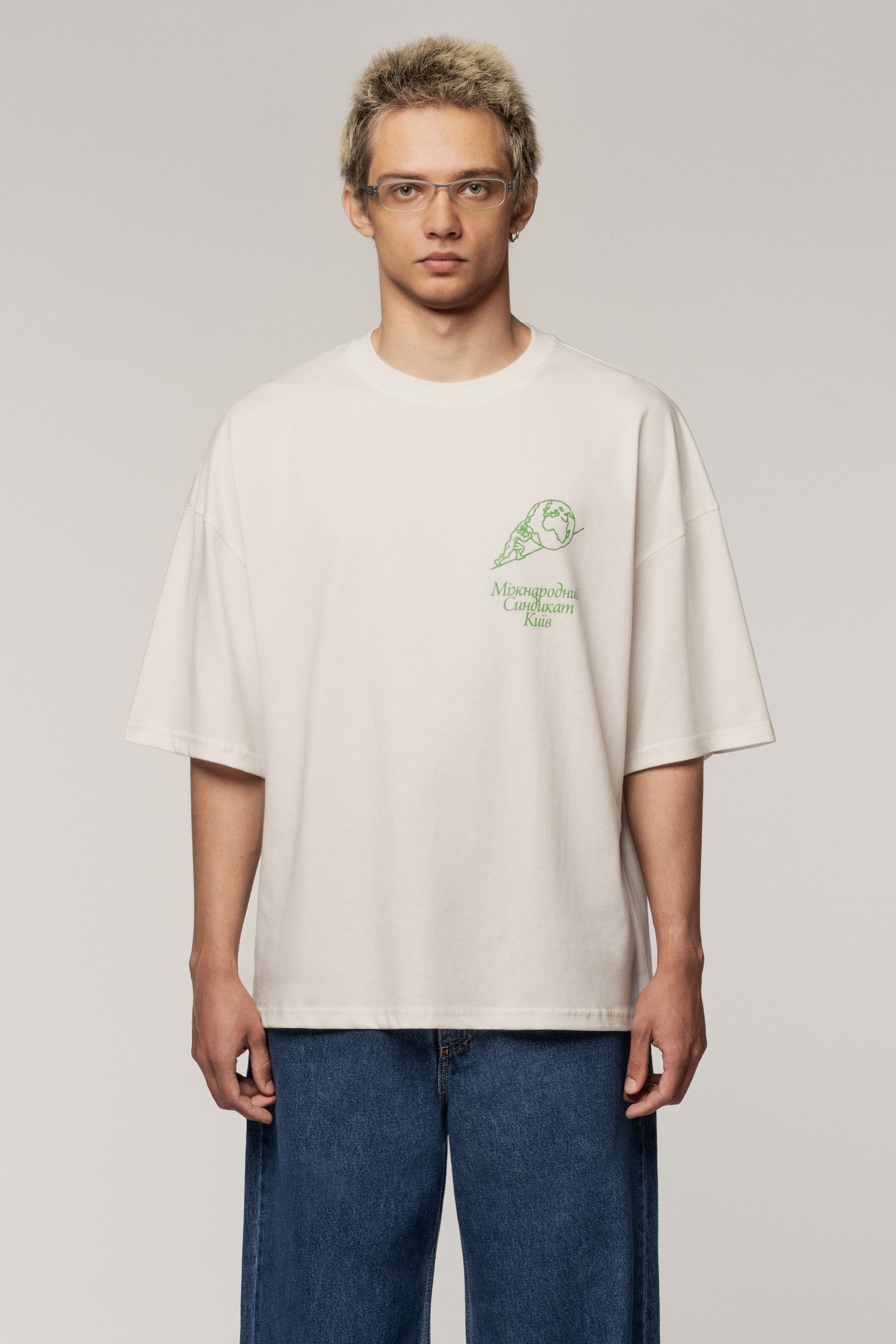 Sndct x Derega International T-shirt Ivory