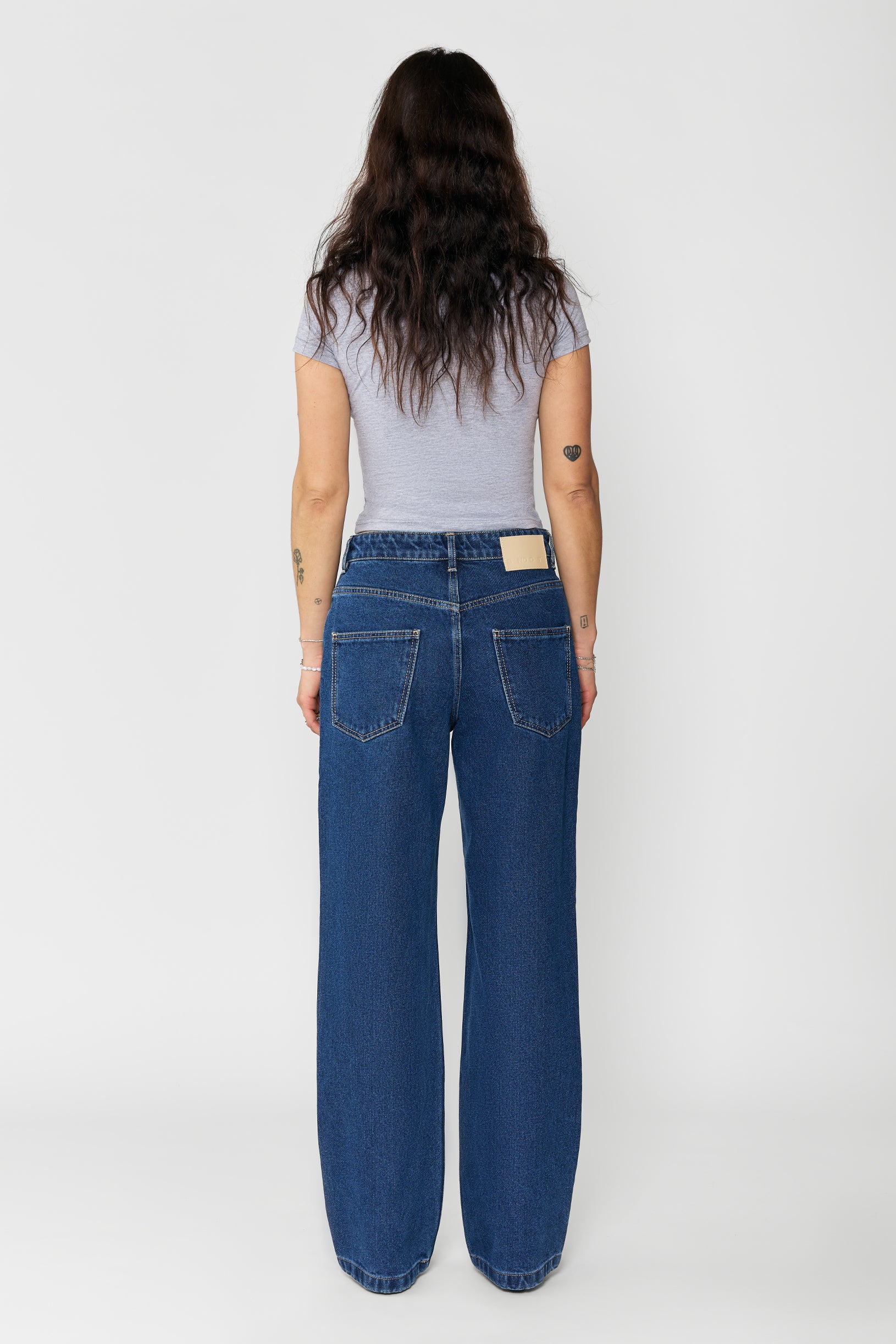 Woman Straight Fit Jeans Blue