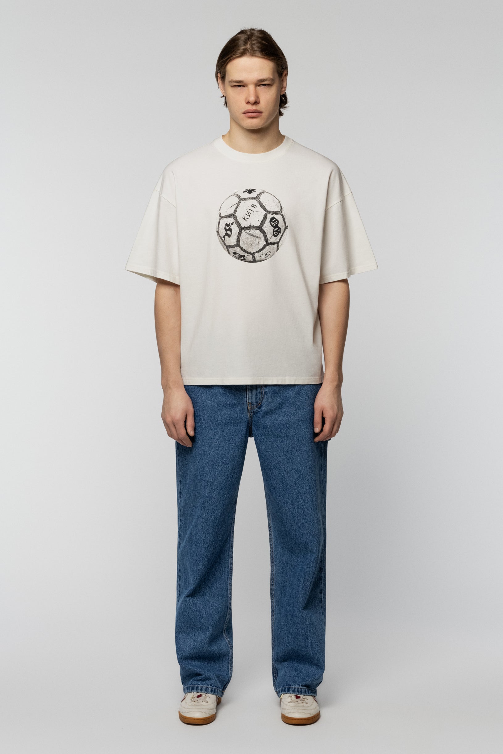 SNDCT х OG Will Sasha Join Us Oversized T-shirt Ivory