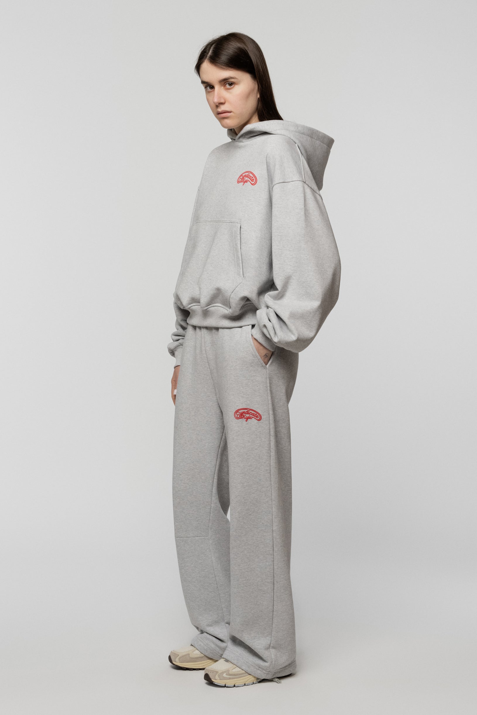 Штани Світло-сірі Меланж