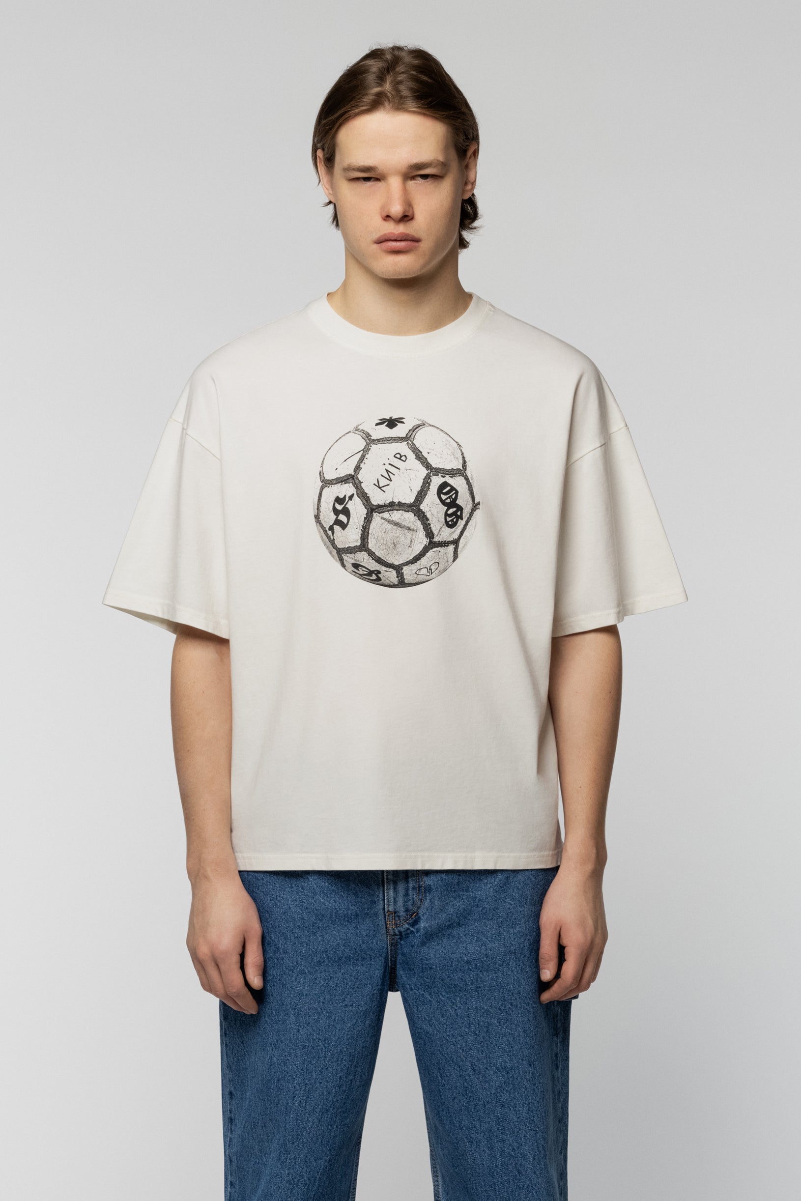 SNDCT х OG Will Sasha Join Us Oversized T-shirt Ivory