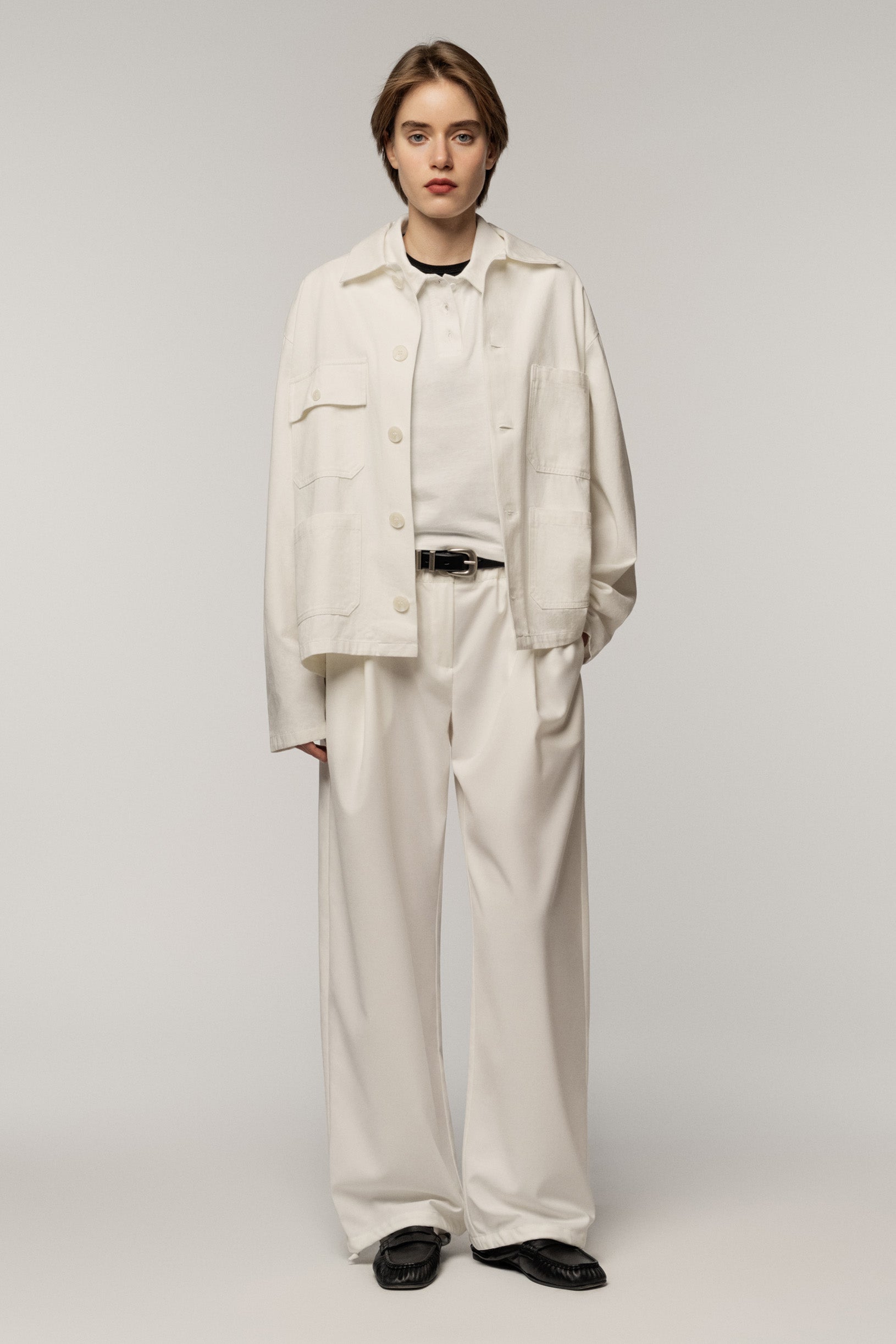 Workwear Cotton Shirt White