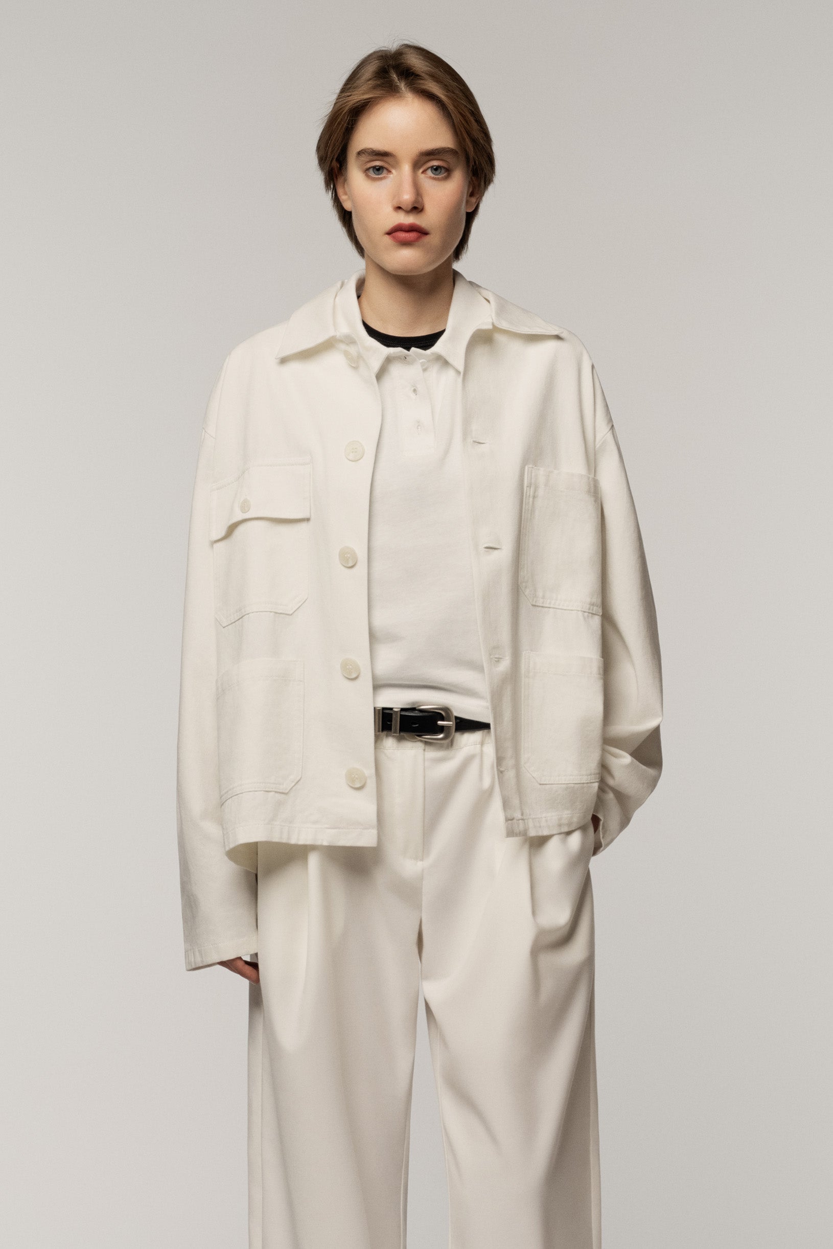 Workwear Cotton Shirt White