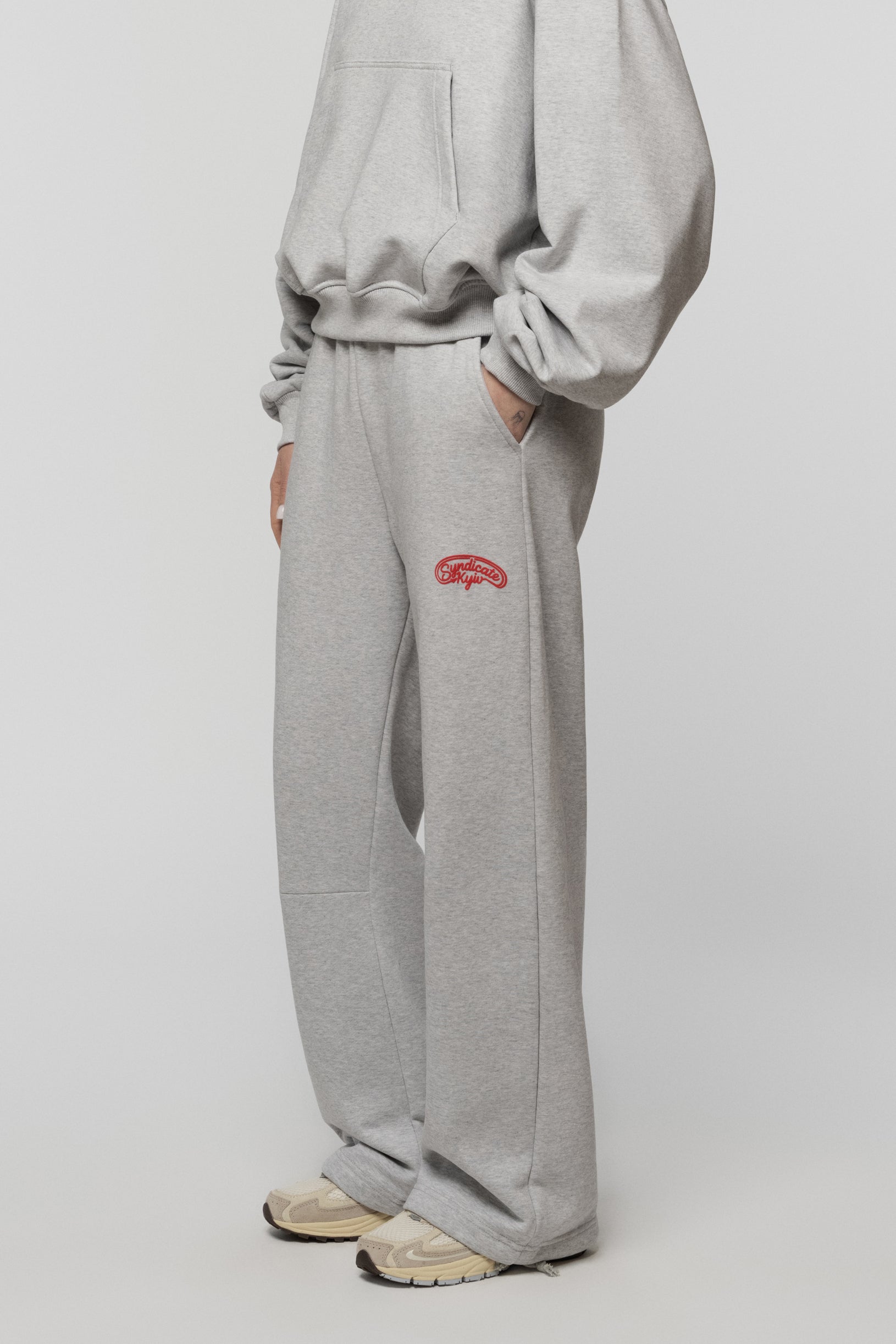 Штани Світло-сірі Меланж