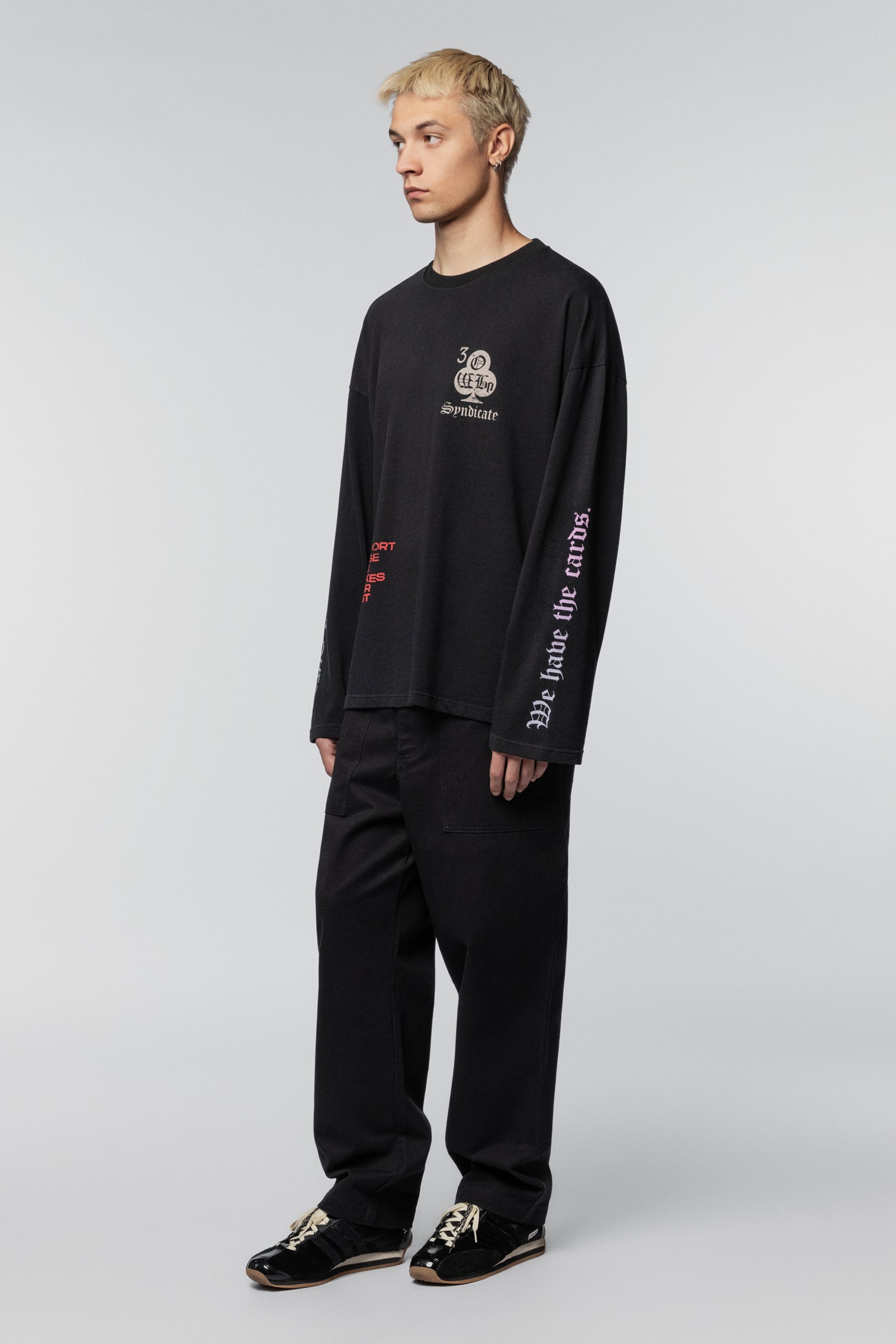 SNDCT x AB3 Oversize Longsleeve Black