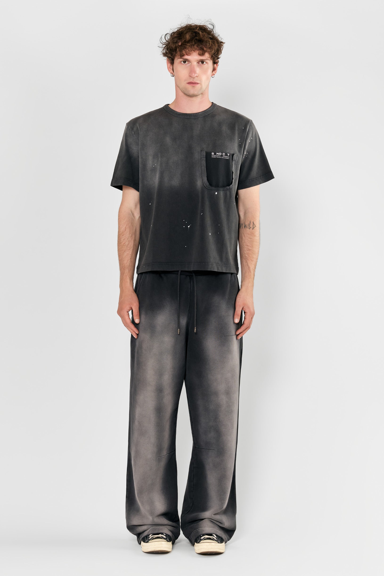 Dot Regular T-shirt Grey