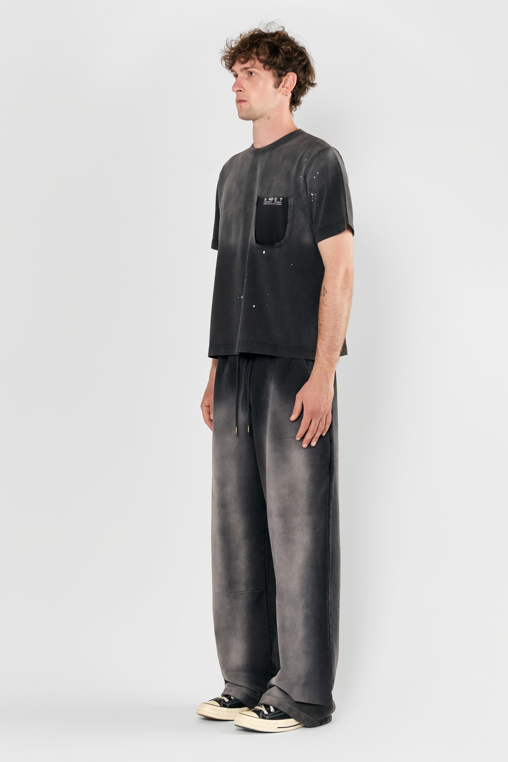 Dot Regular T-shirt Grey