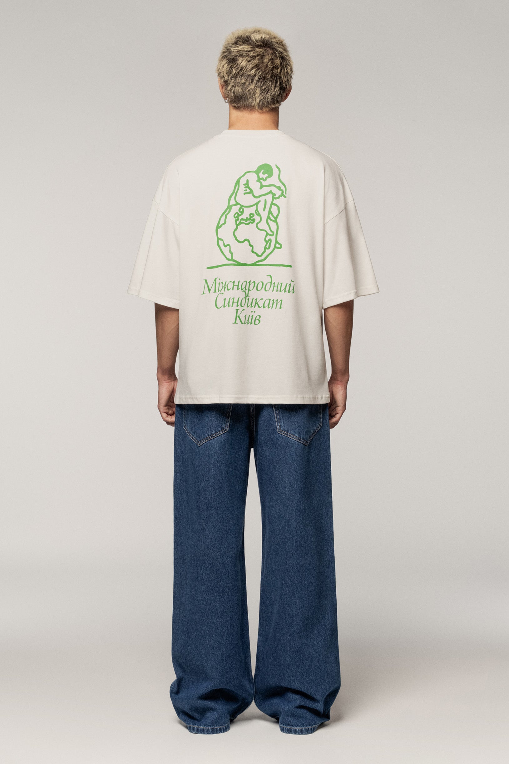 Sndct x Derega International T-shirt Ivory