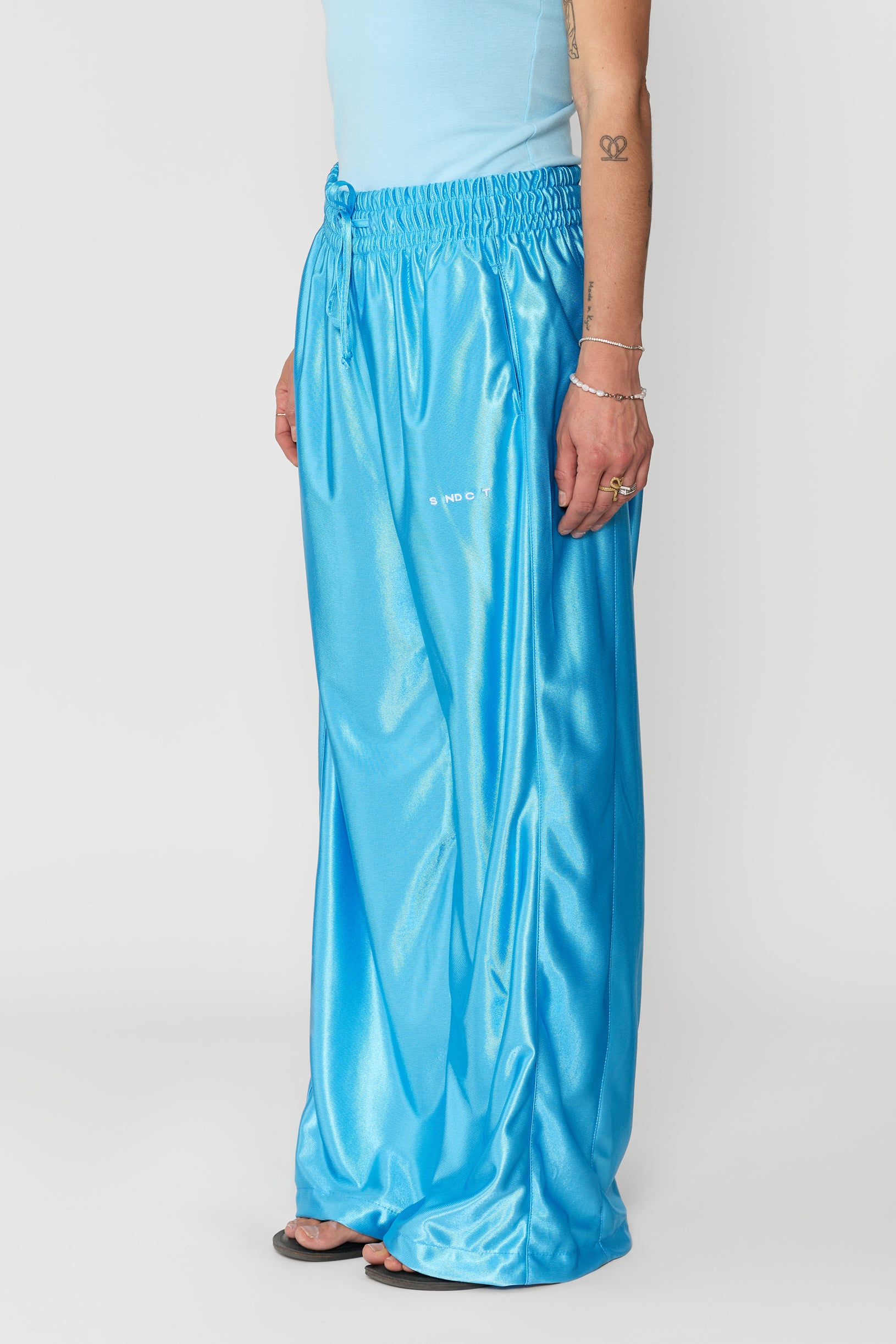 Glossy Trousers Blue