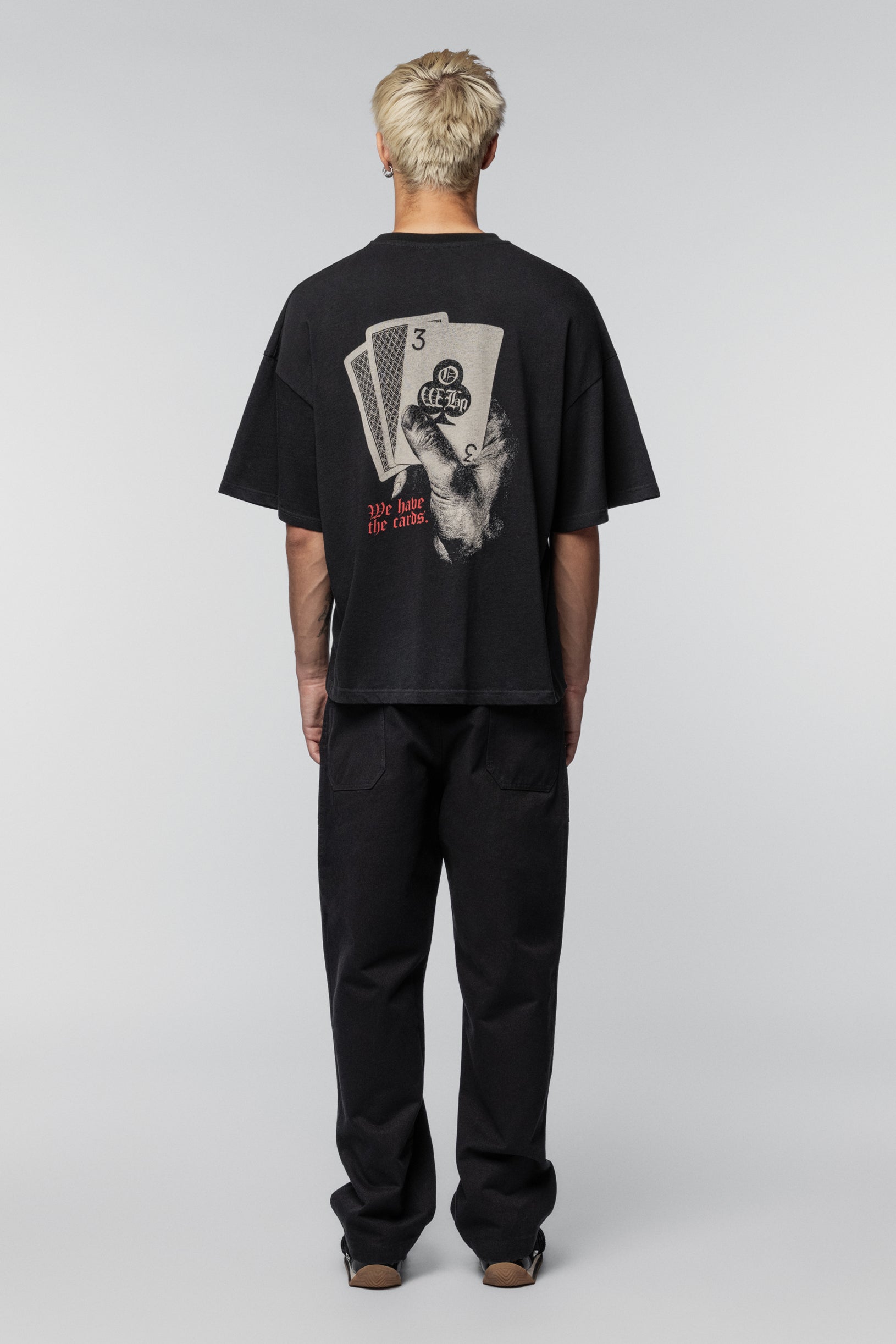 SNDCT x 3ОШБ Чорна Оверсайз Футболка