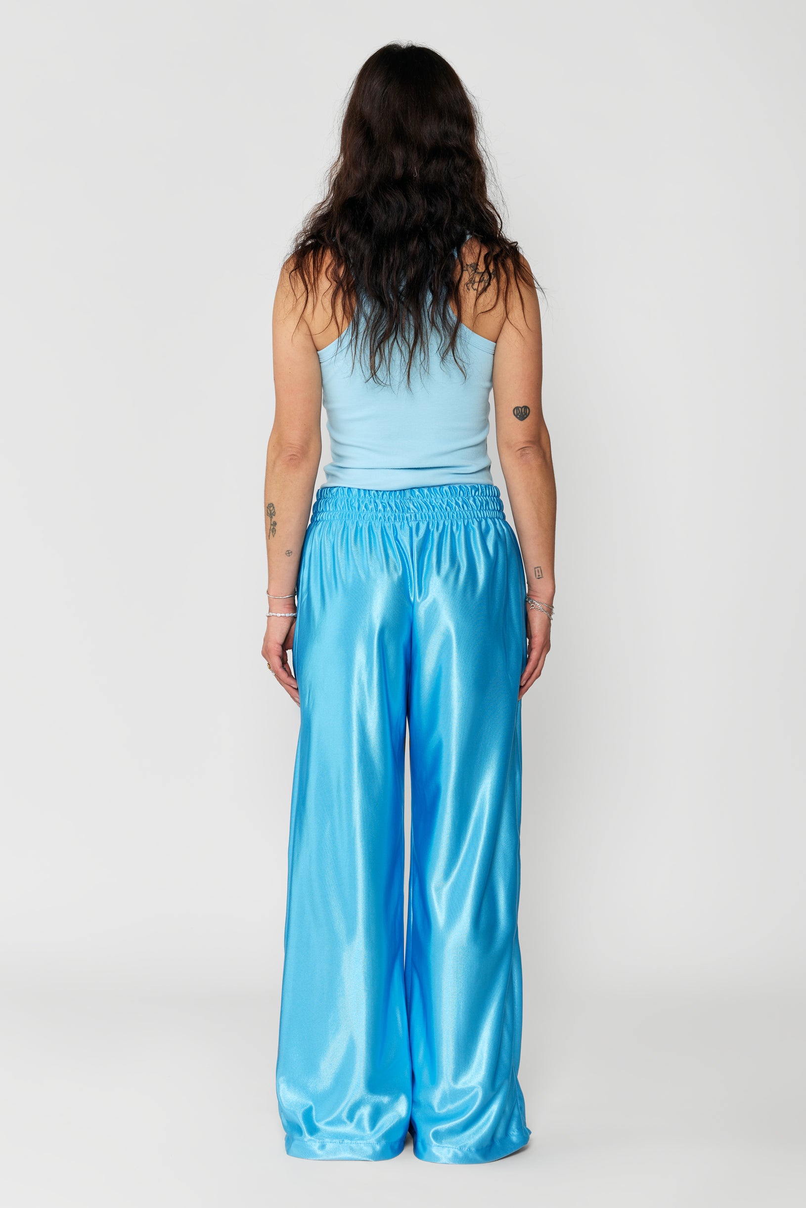 Glossy Trousers Blue