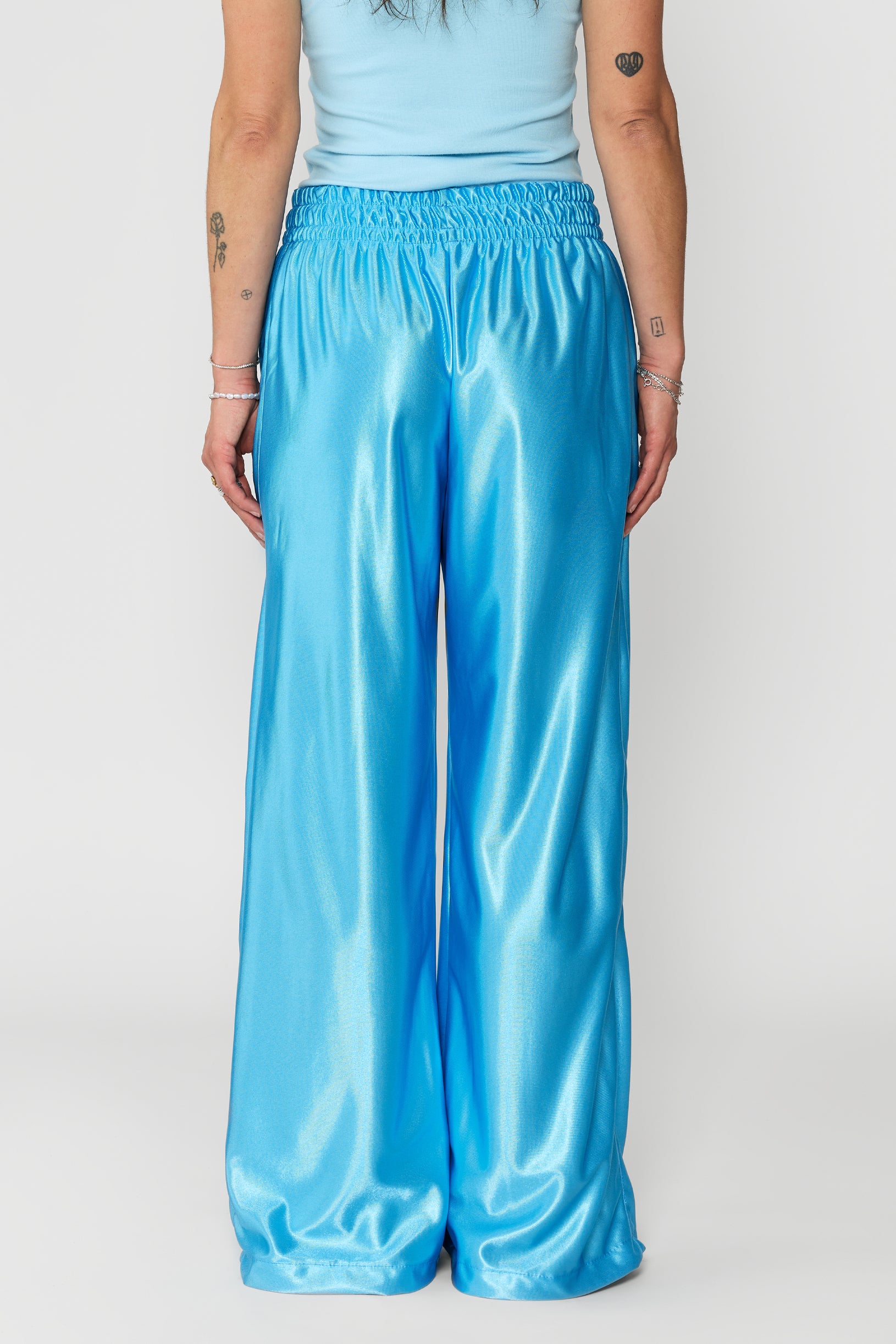 Glossy Trousers Blue