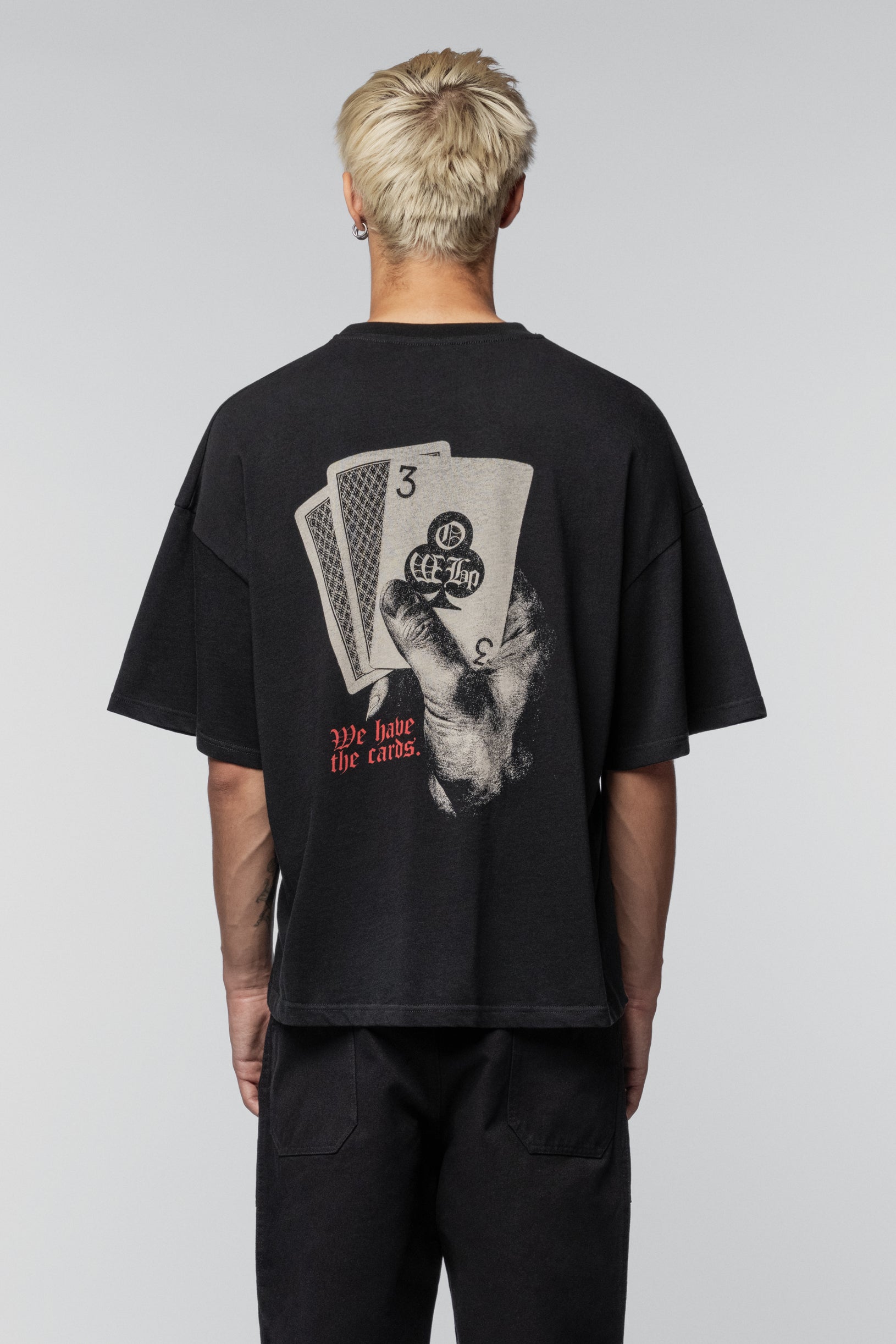 SNDCT x 3ОШБ Чорна Оверсайз Футболка