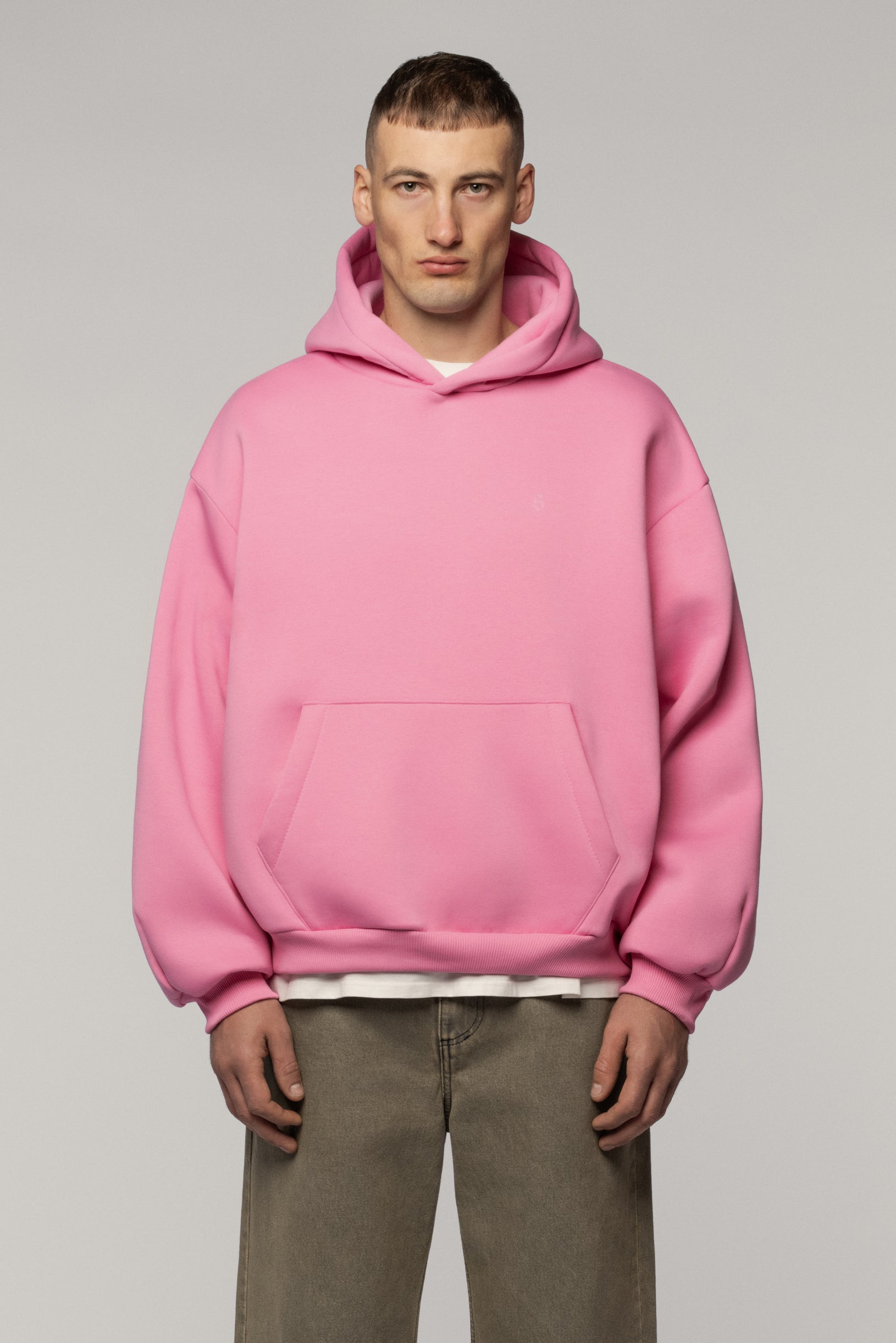 Arrow Logo Hoodie Pink