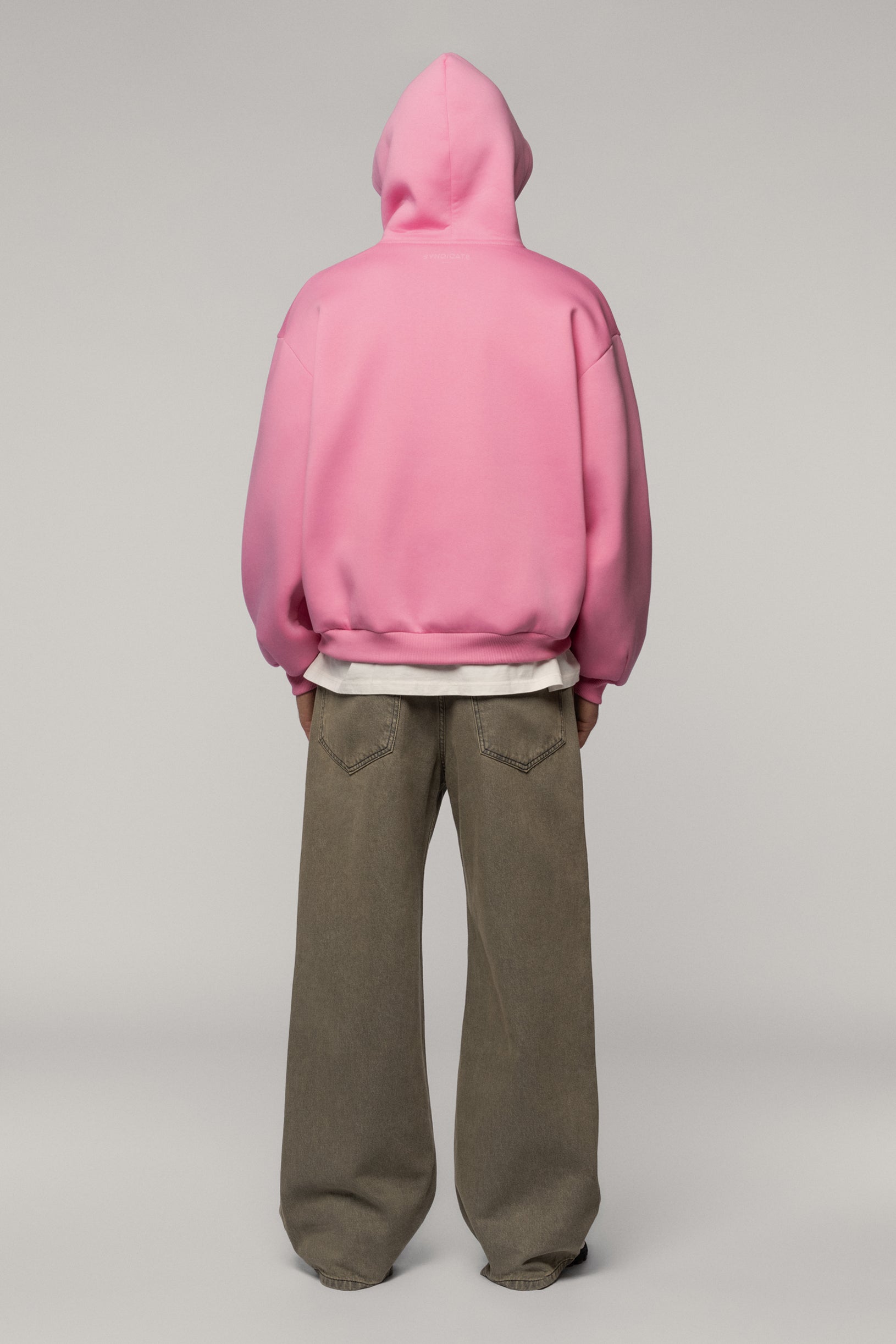 Arrow Logo Hoodie Pink