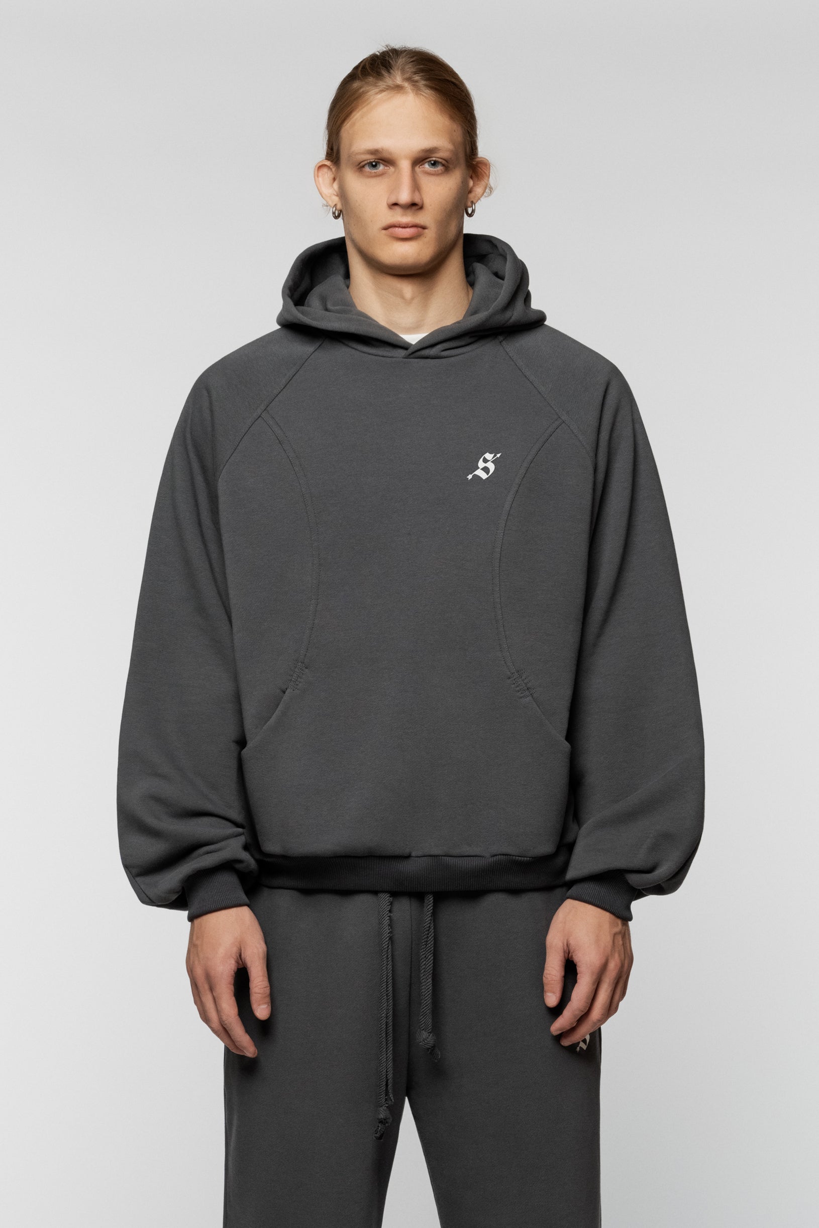 Arrow Hoodie Charcoal