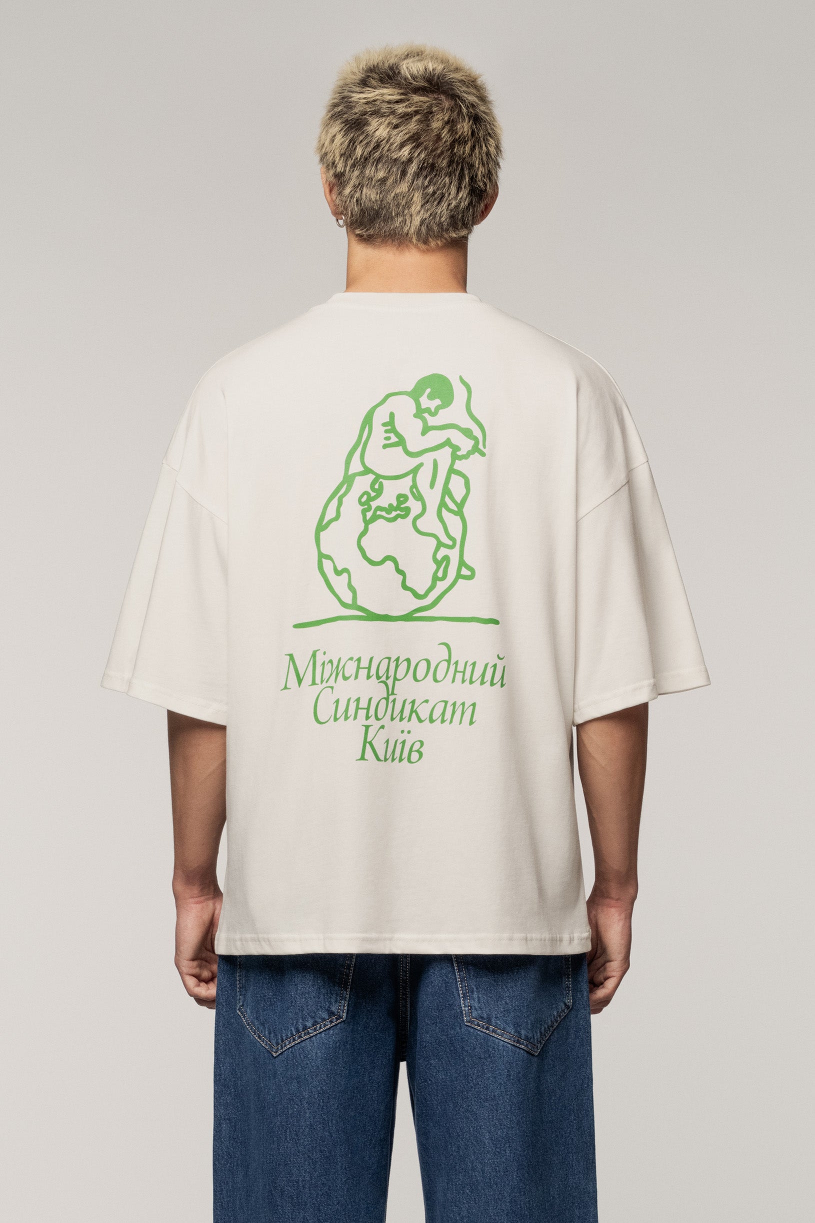 Sndct x Derega International T-shirt Ivory