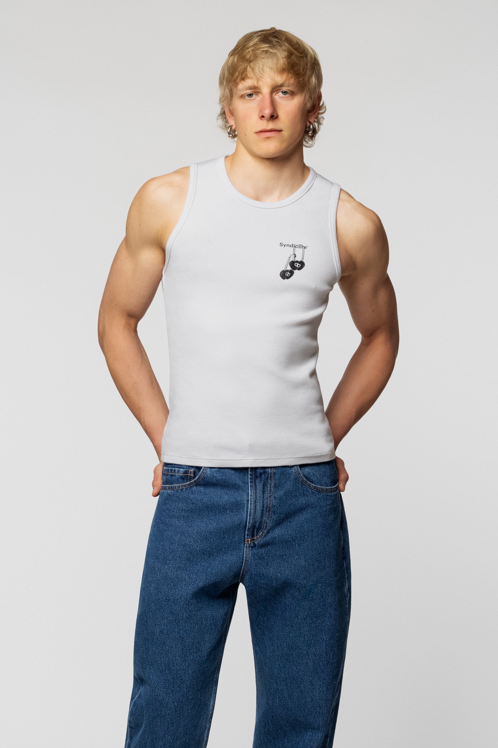 UV Tank Top locks white to pink