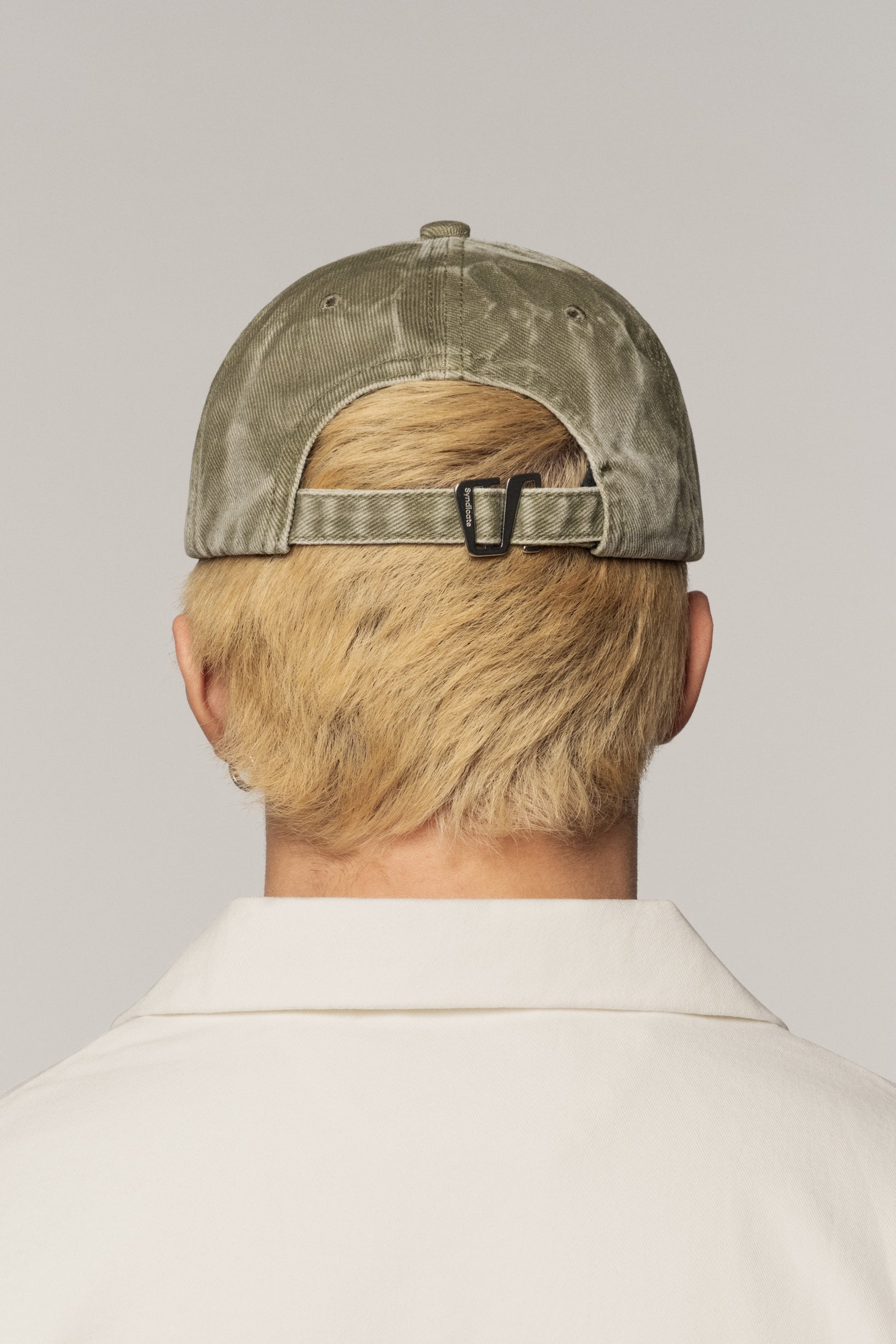 Distressed Baseball Cap Green