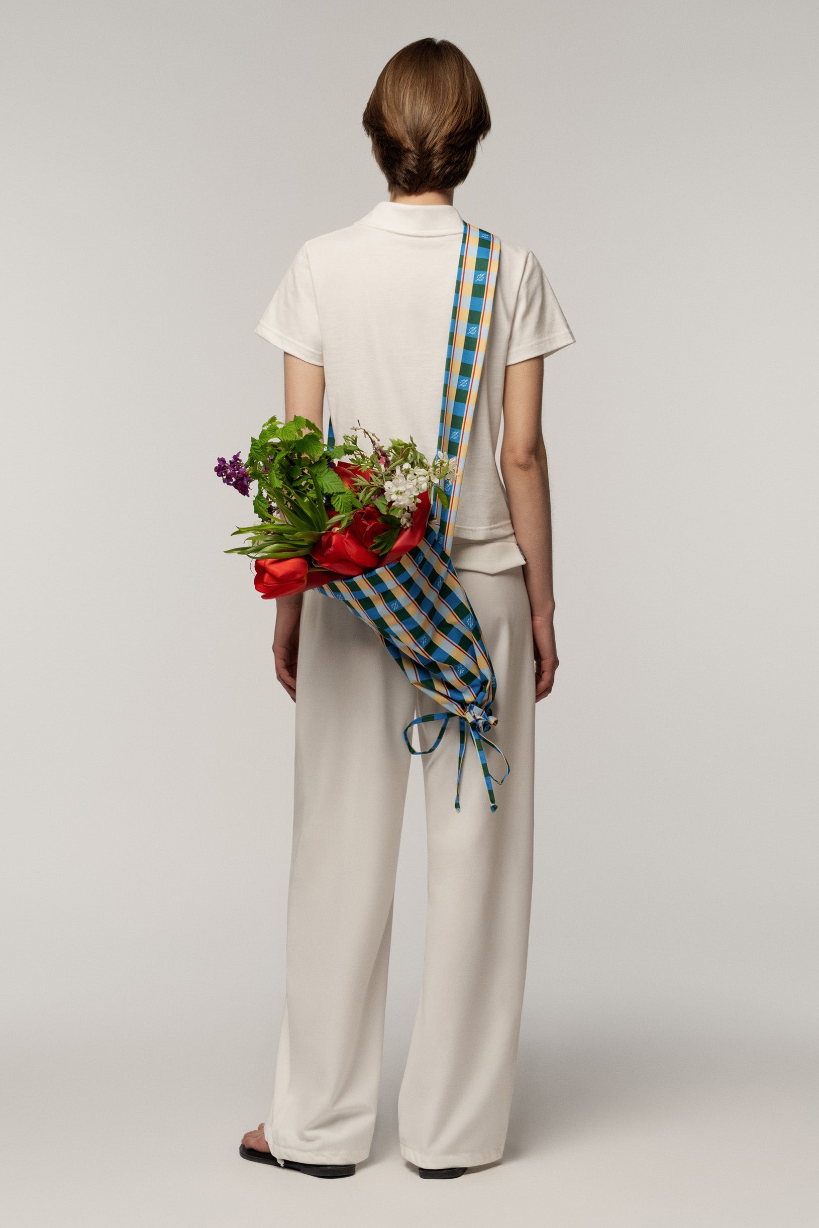 Sndct x Oberemky Chess Flower Bag