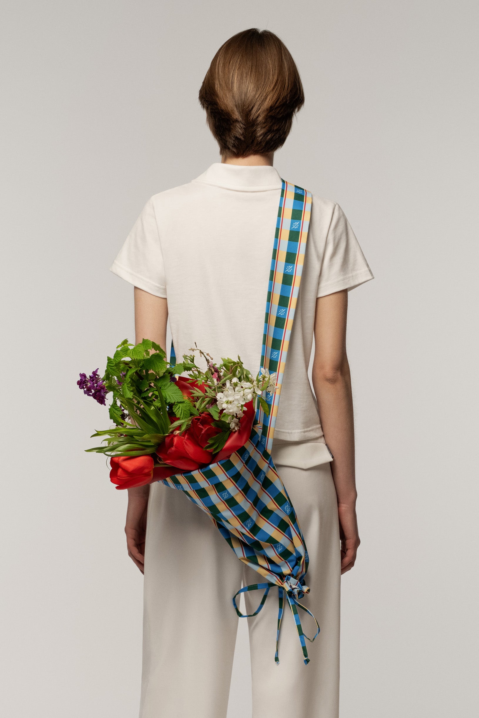 Sndct x Oberemky Chess Flower Bag