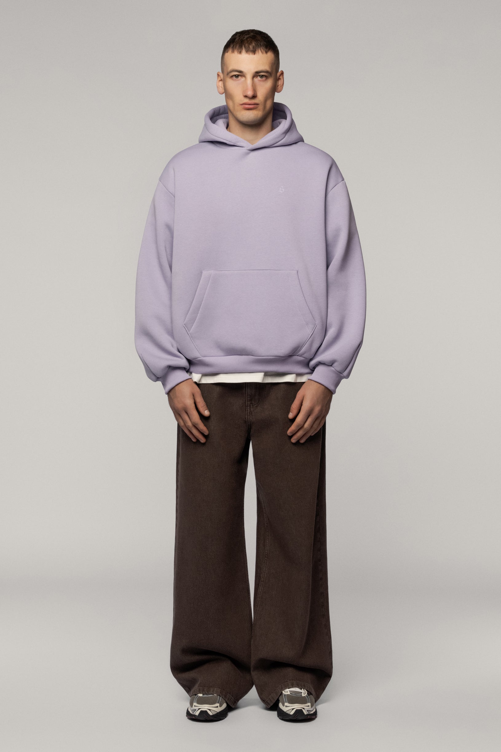 Arrow Logo Hoodie Lilac