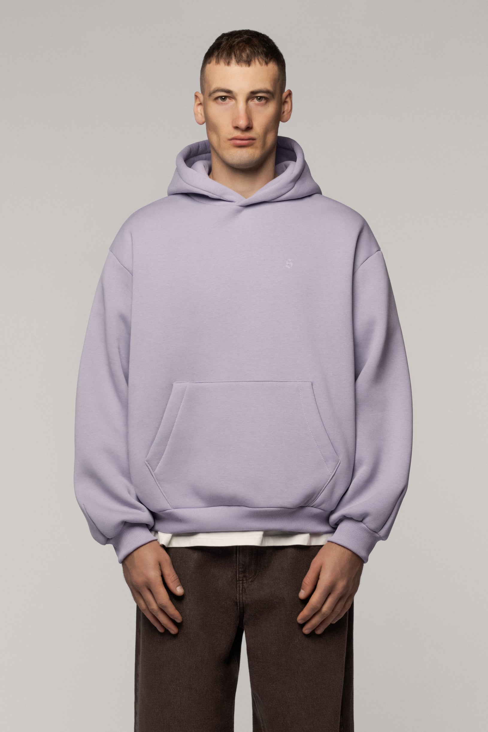 Arrow Logo Hoodie Lilac