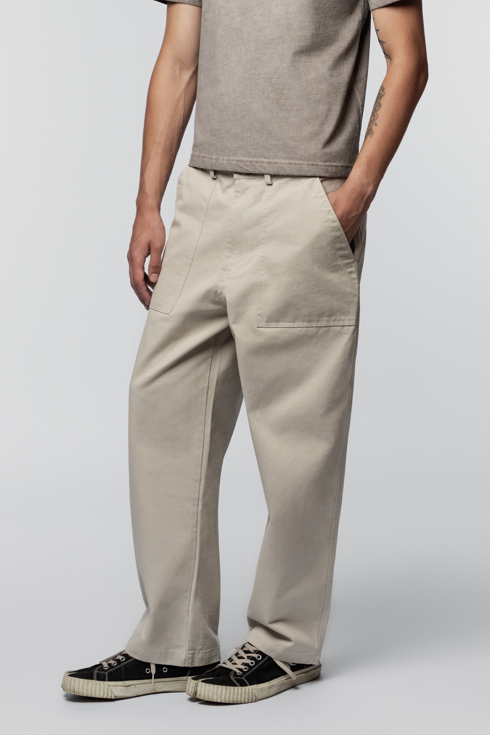 Lazy Pants Cold Beige