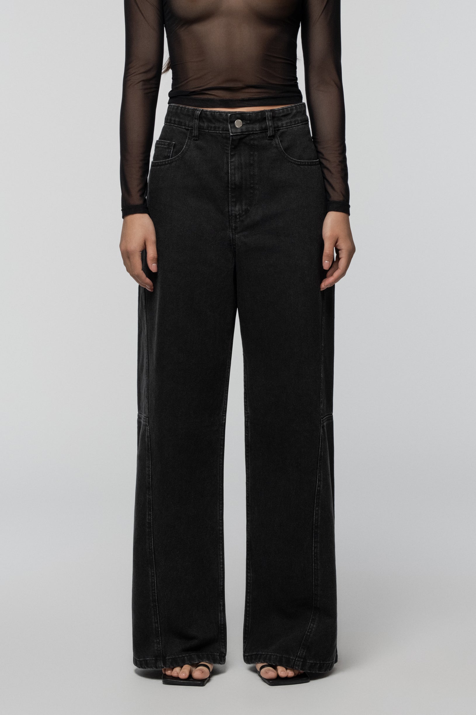 SNDCT X ANOESES Black Jeans