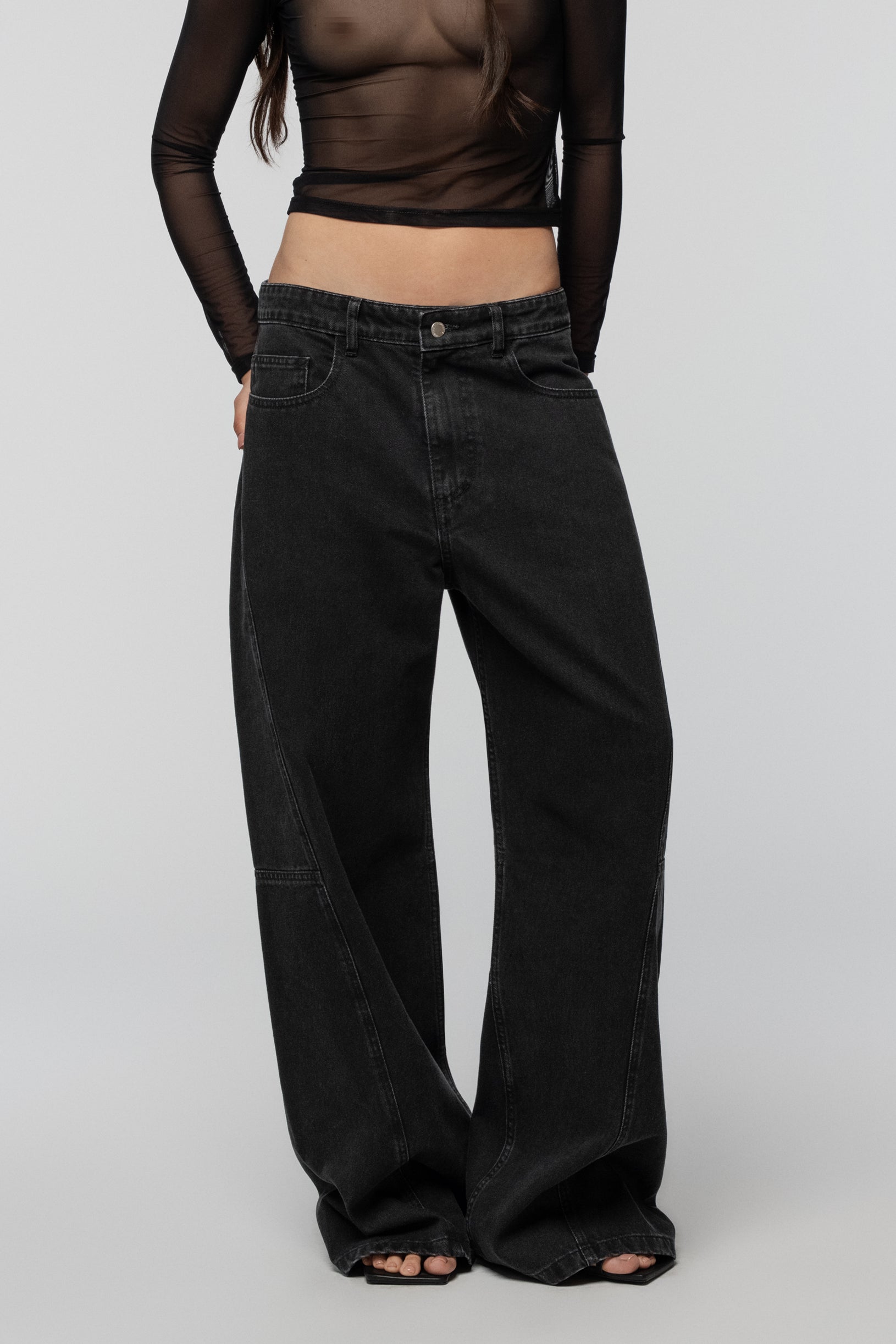 SNDCT X ANOESES Чорні Джинси