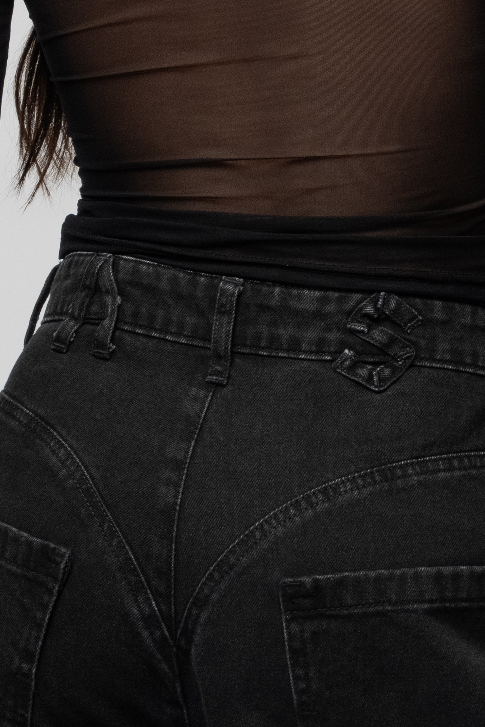 SNDCT X ANOESES Чорні Джинси