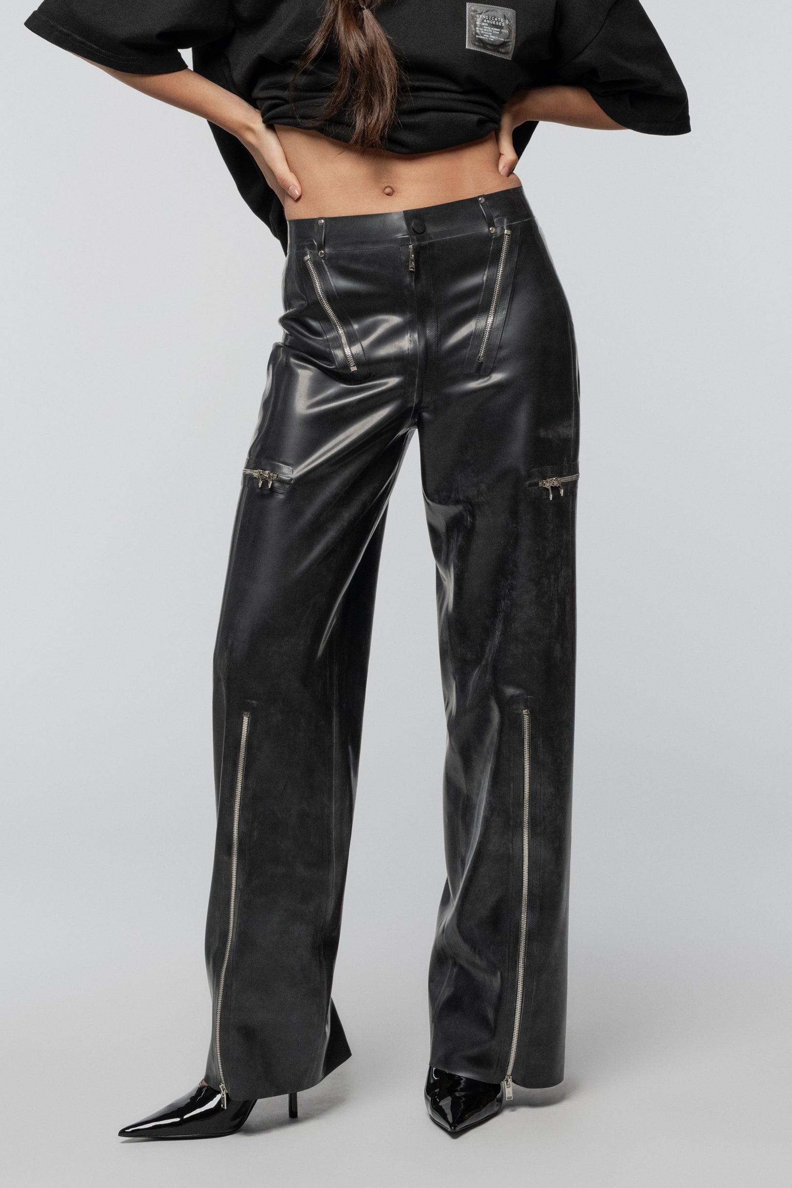 SNDCT X ANOESES Латексні Унісекс Штани