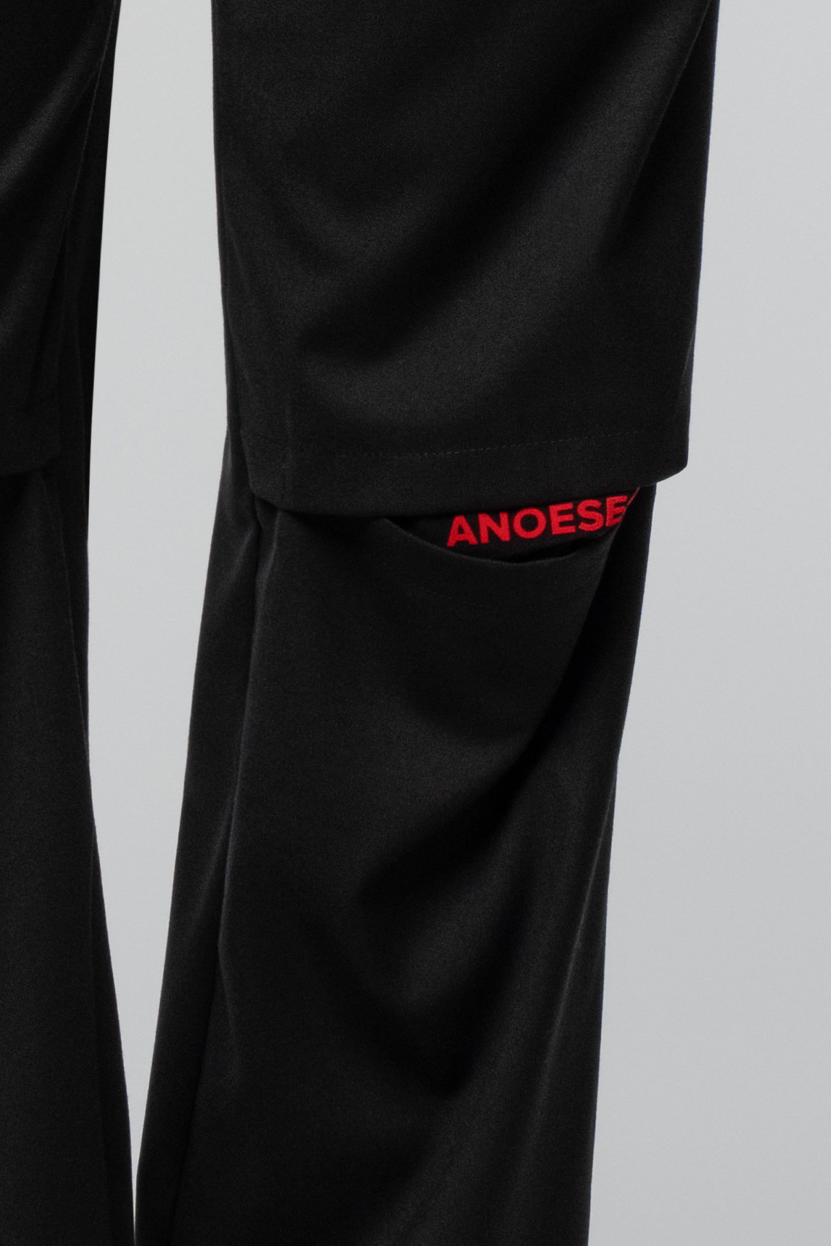SNDCT X ANOESES Black Trousers
