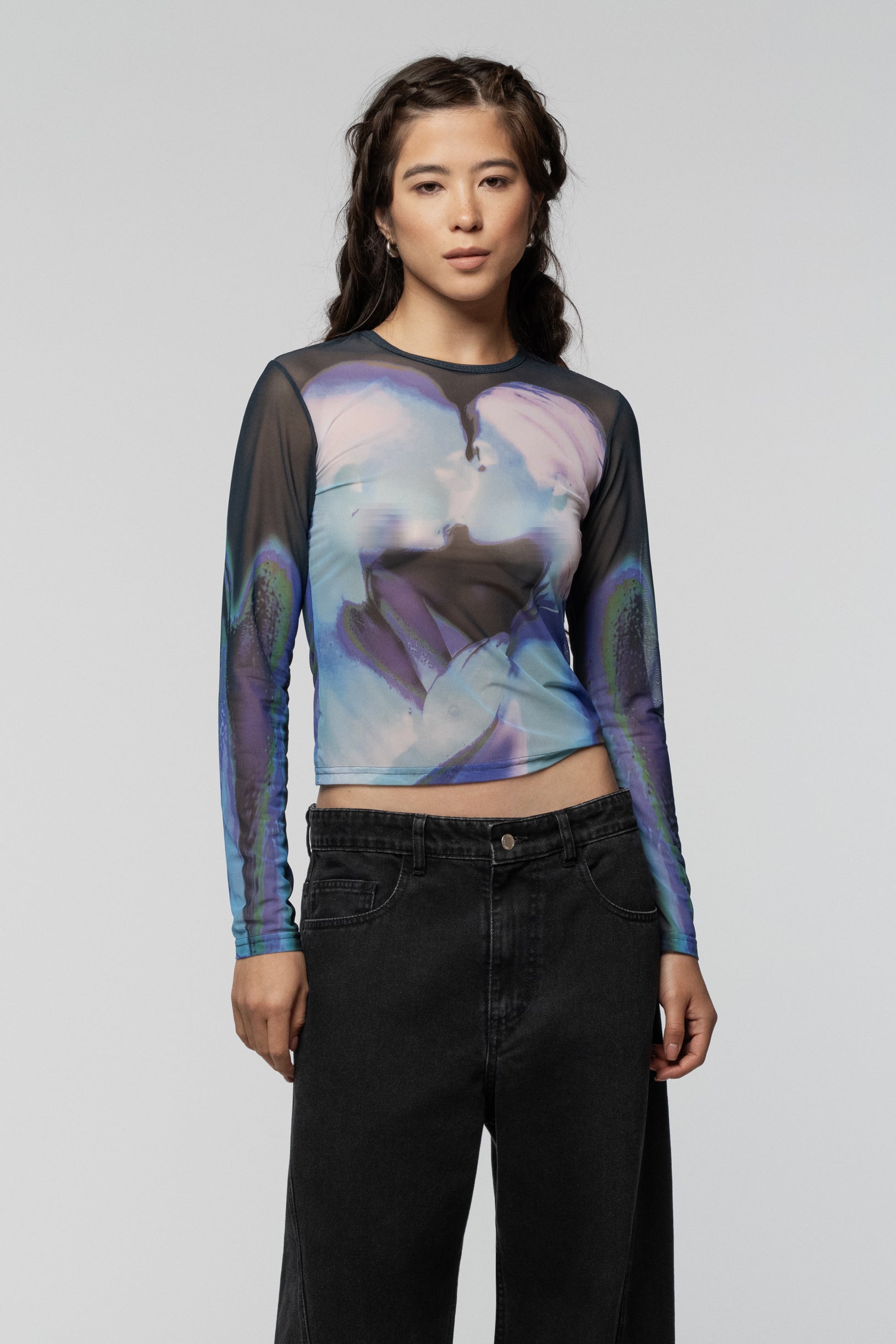 SNDCT X ANOESES Full Printed Long Sleeve Top