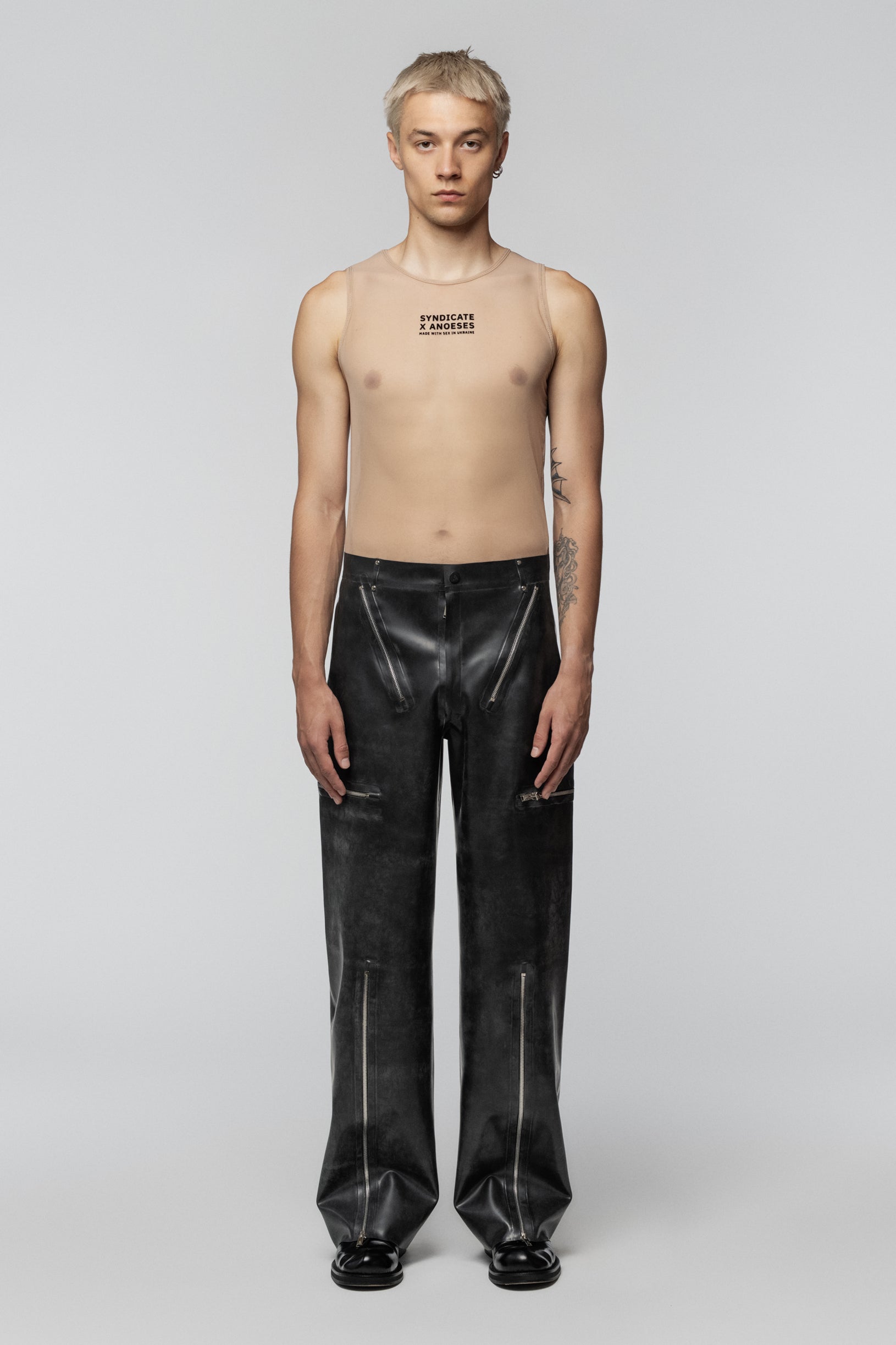SNDCT X ANOESES Nude Logo Tank Top